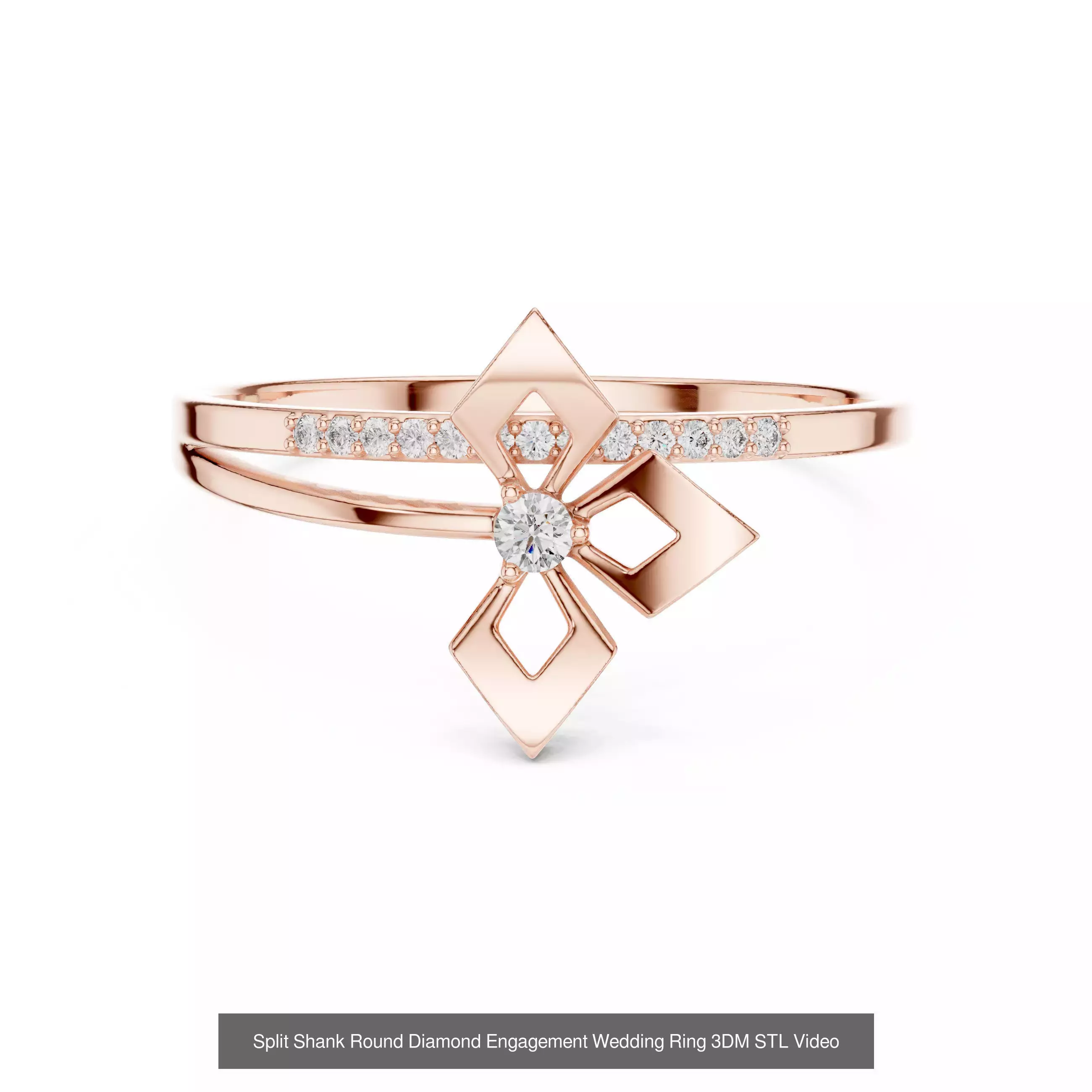 363 Cluster Woman Rings 3DM STL OBJ FBX with 3 COLOR Video 3D Model Collection_74