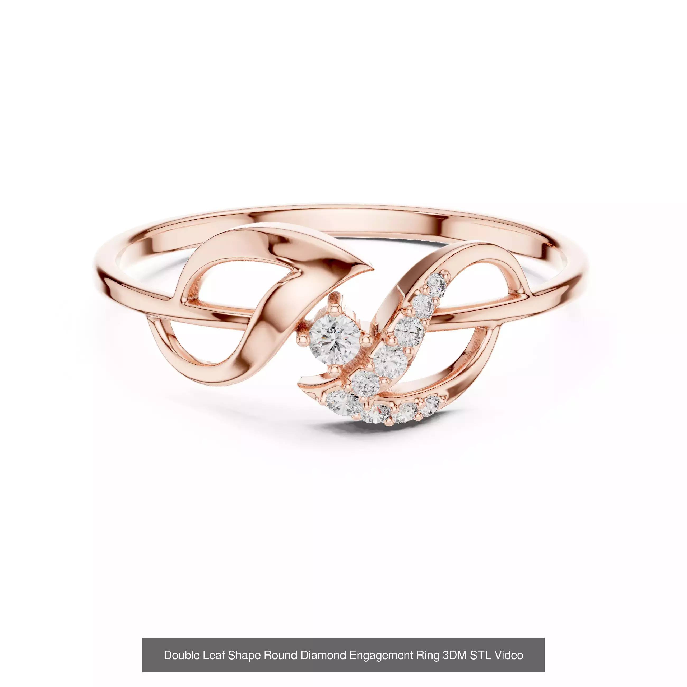 363 Cluster Woman Rings 3DM STL OBJ FBX with 3 COLOR Video 3D Model Collection_64