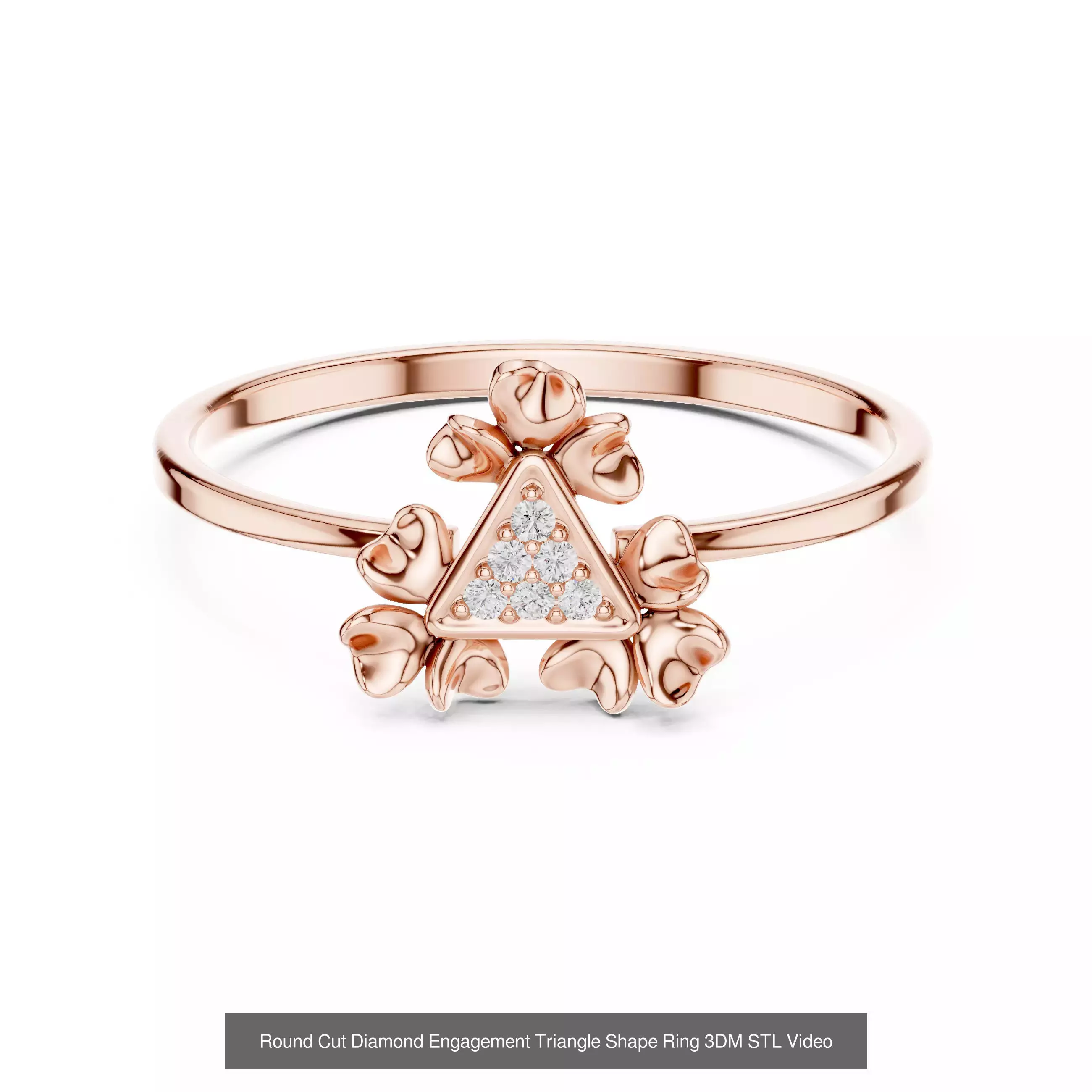 363 Cluster Woman Rings 3DM STL OBJ FBX with 3 COLOR Video 3D Model Collection_31