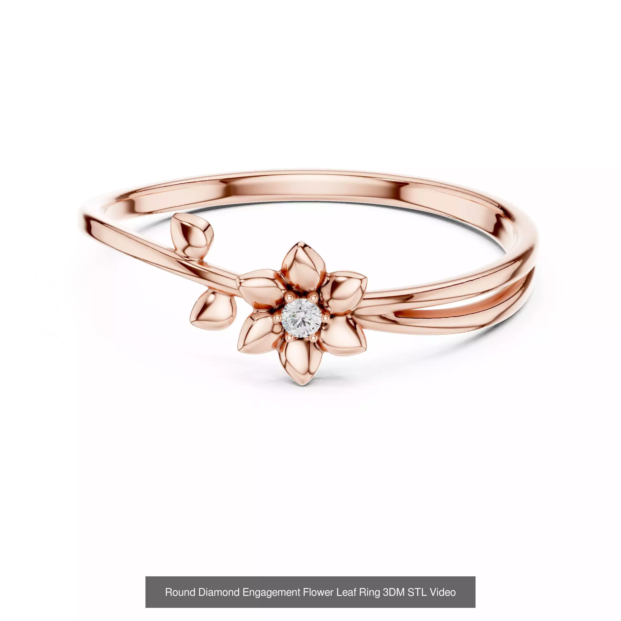 363 Cluster Woman Rings 3DM STL OBJ FBX with 3 COLOR Video 3D Model Collection_57