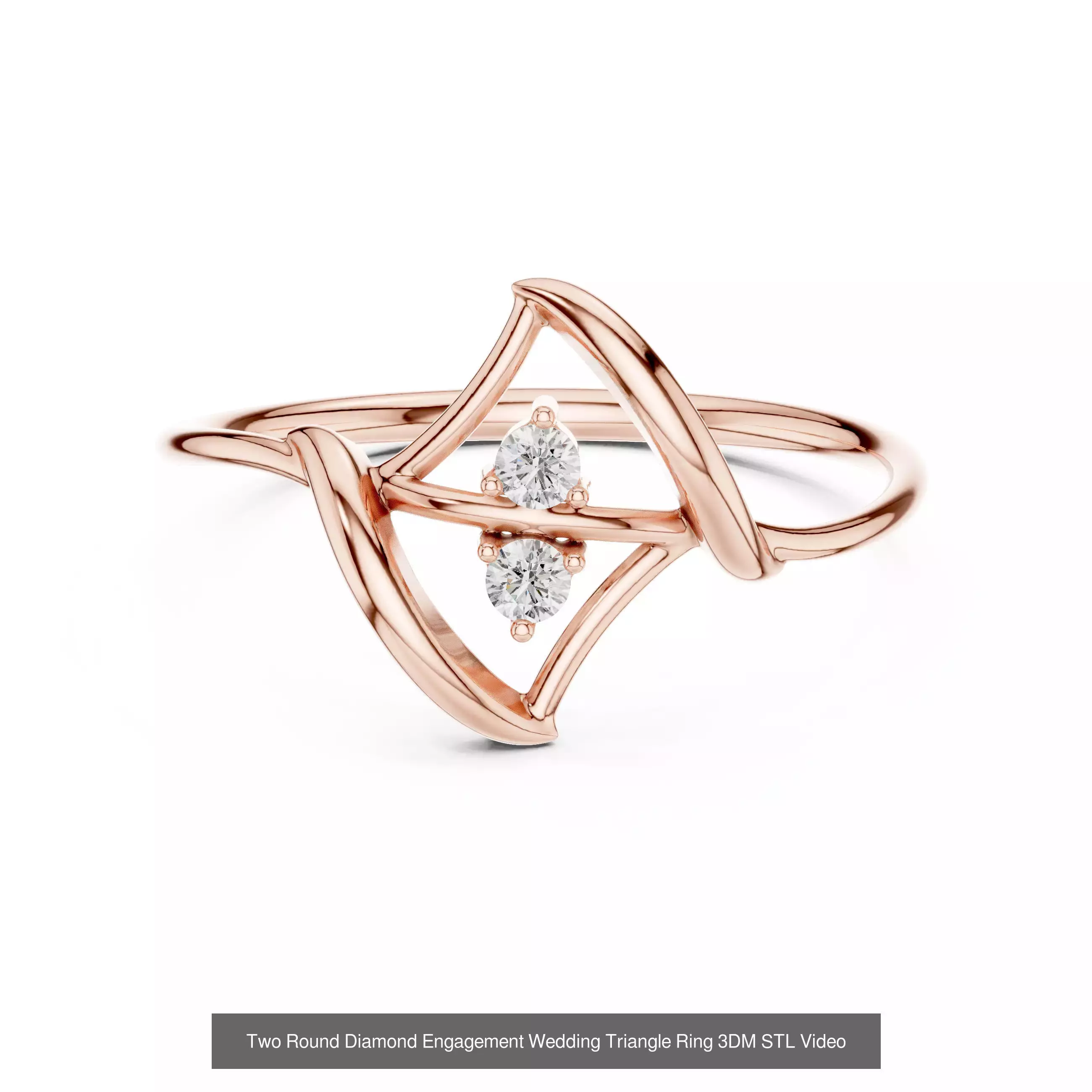 363 Cluster Woman Rings 3DM STL OBJ FBX with 3 COLOR Video 3D Model Collection_67