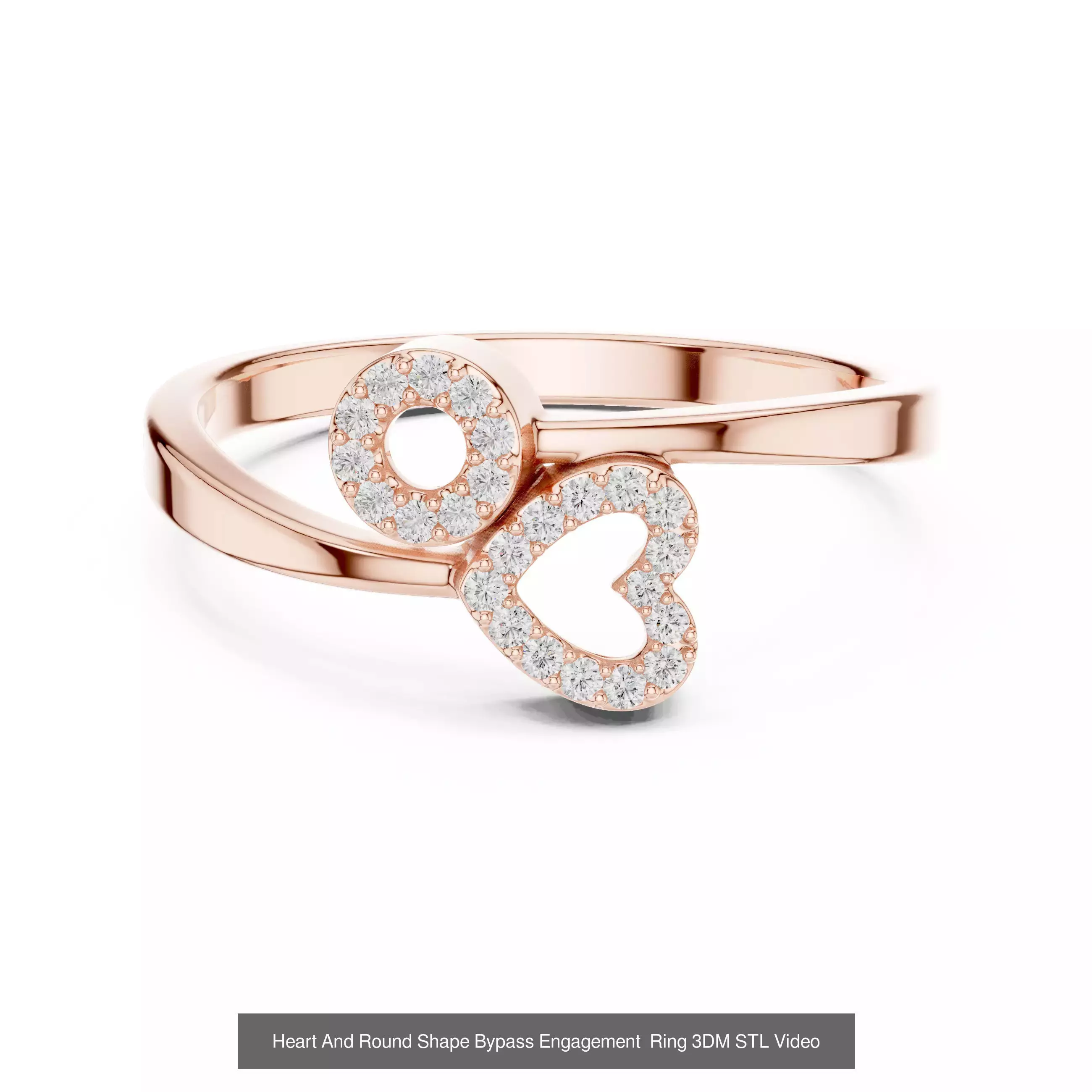 363 Cluster Woman Rings 3DM STL OBJ FBX with 3 COLOR Video 3D Model Collection_174