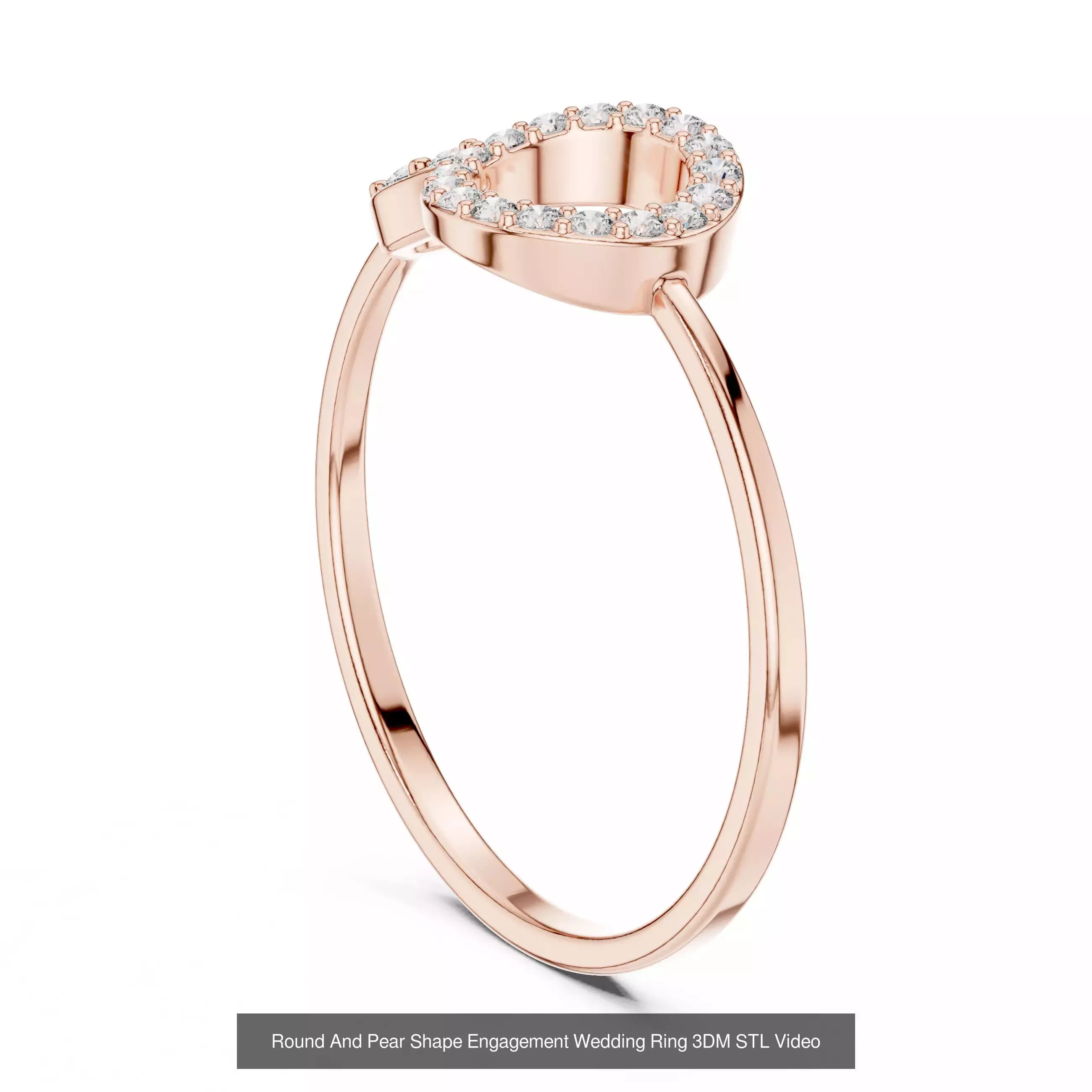 363 Cluster Woman Rings 3DM STL OBJ FBX with 3 COLOR Video 3D Model Collection_146