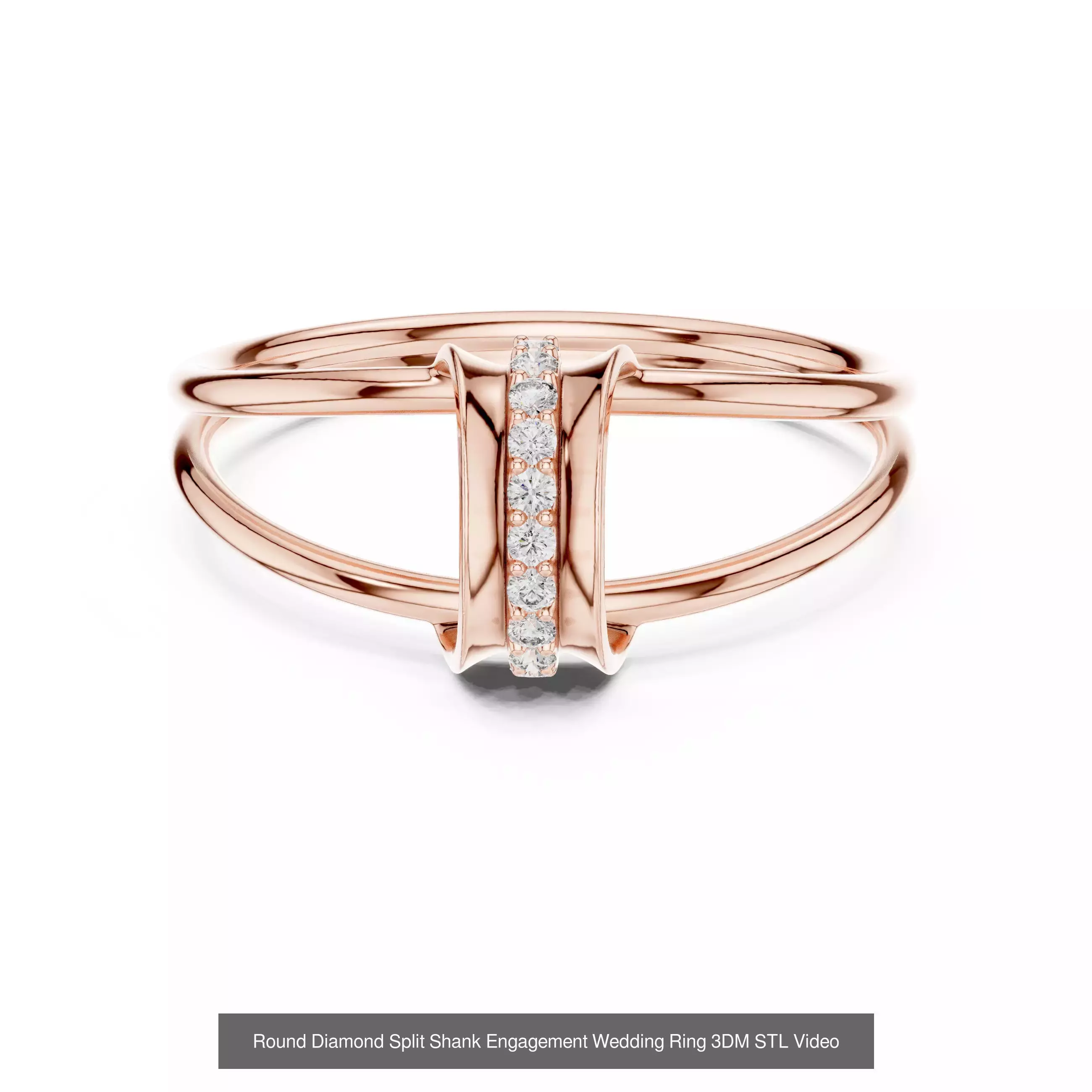 363 Cluster Woman Rings 3DM STL OBJ FBX with 3 COLOR Video 3D Model Collection_96