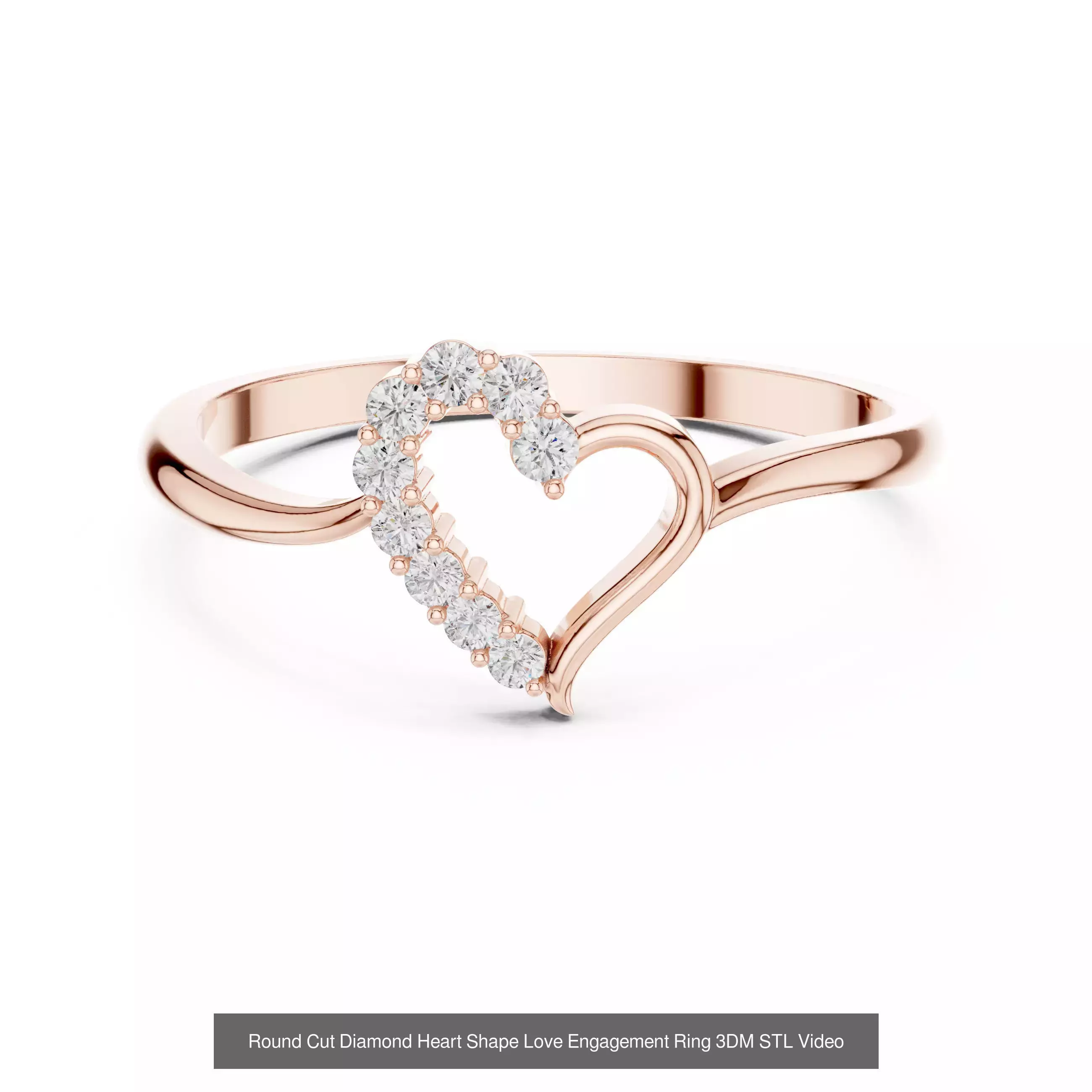 363 Cluster Woman Rings 3DM STL OBJ FBX with 3 COLOR Video 3D Model Collection_97