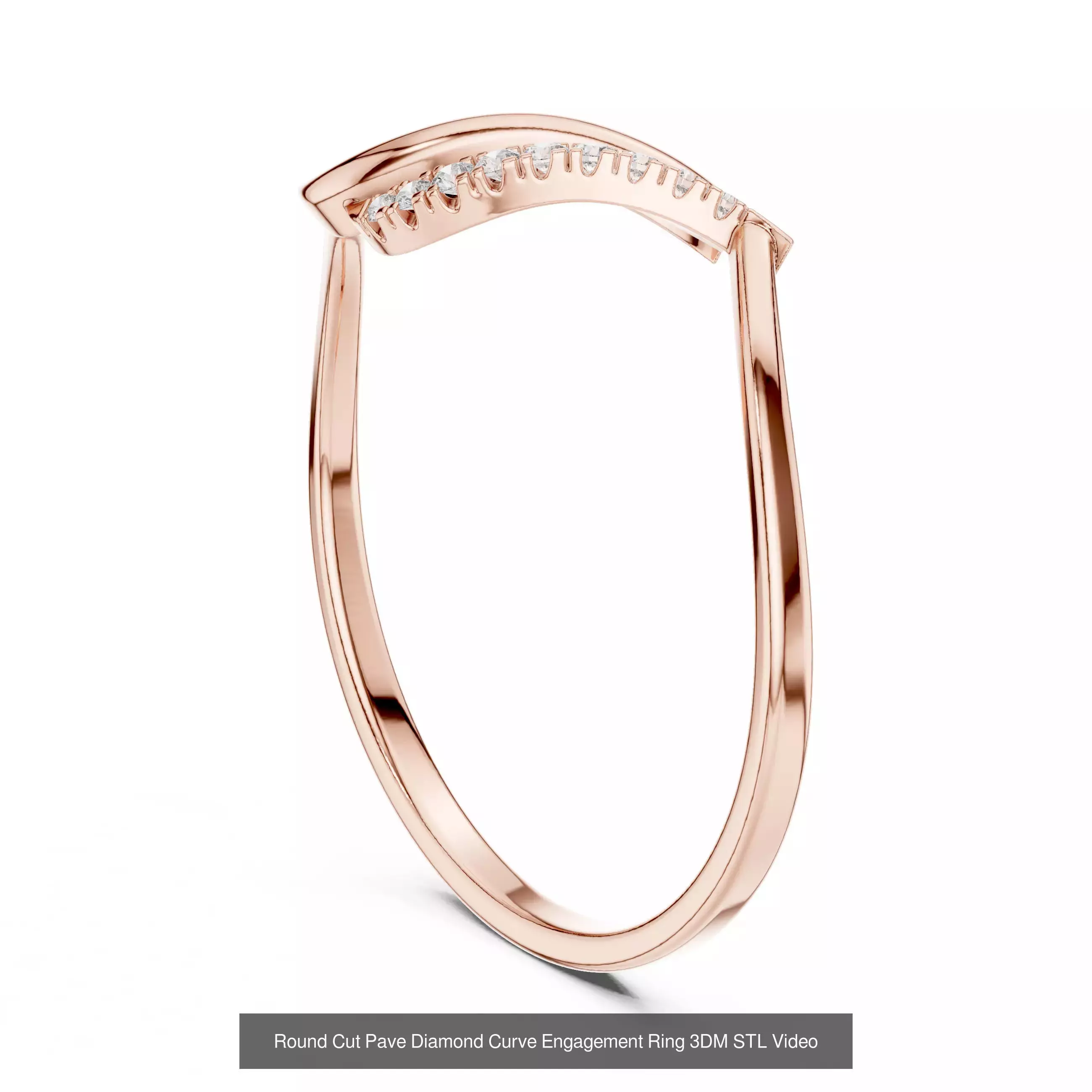 363 Cluster Woman Rings 3DM STL OBJ FBX with 3 COLOR Video 3D Model Collection_147