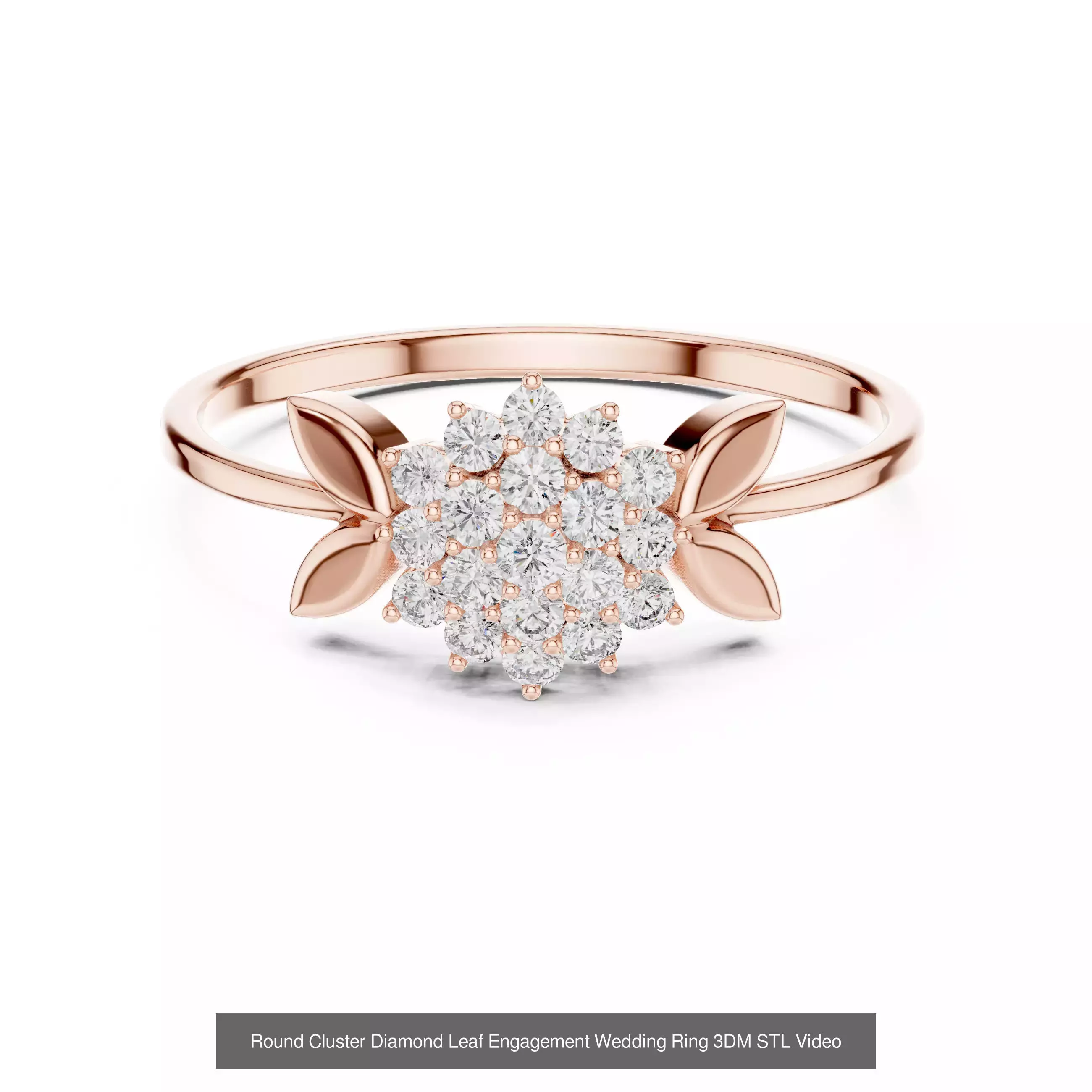 363 Cluster Woman Rings 3DM STL OBJ FBX with 3 COLOR Video 3D Model Collection_83