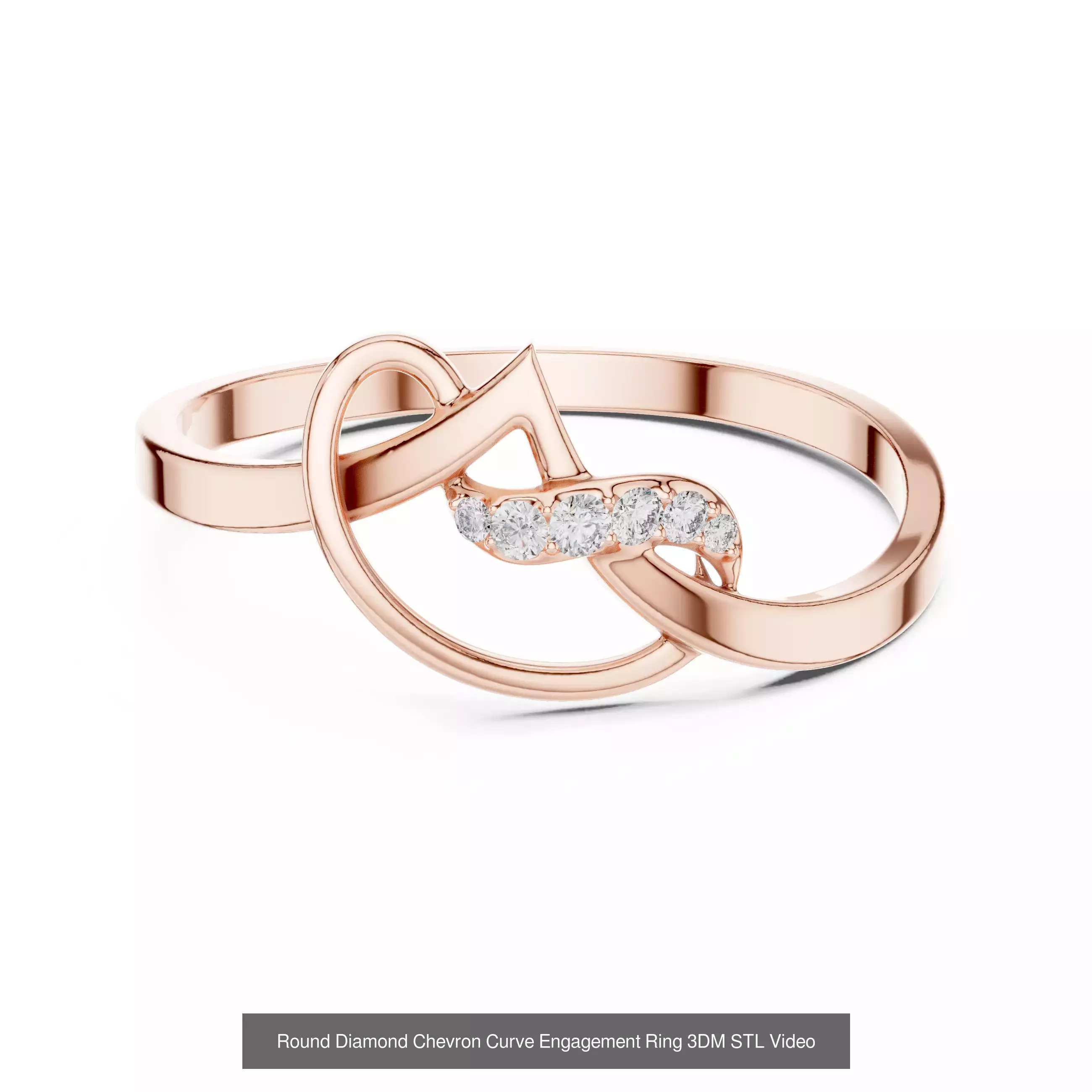 363 Cluster Woman Rings 3DM STL OBJ FBX with 3 COLOR Video 3D Model Collection_78