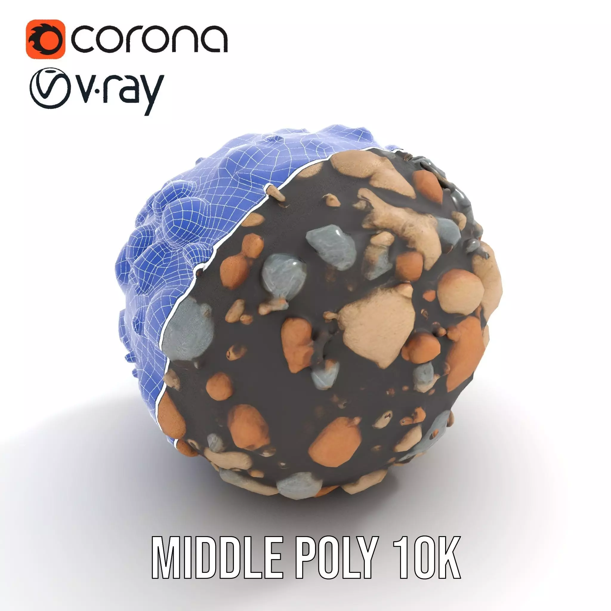 Rustic Rock Texture model pack Texture_24