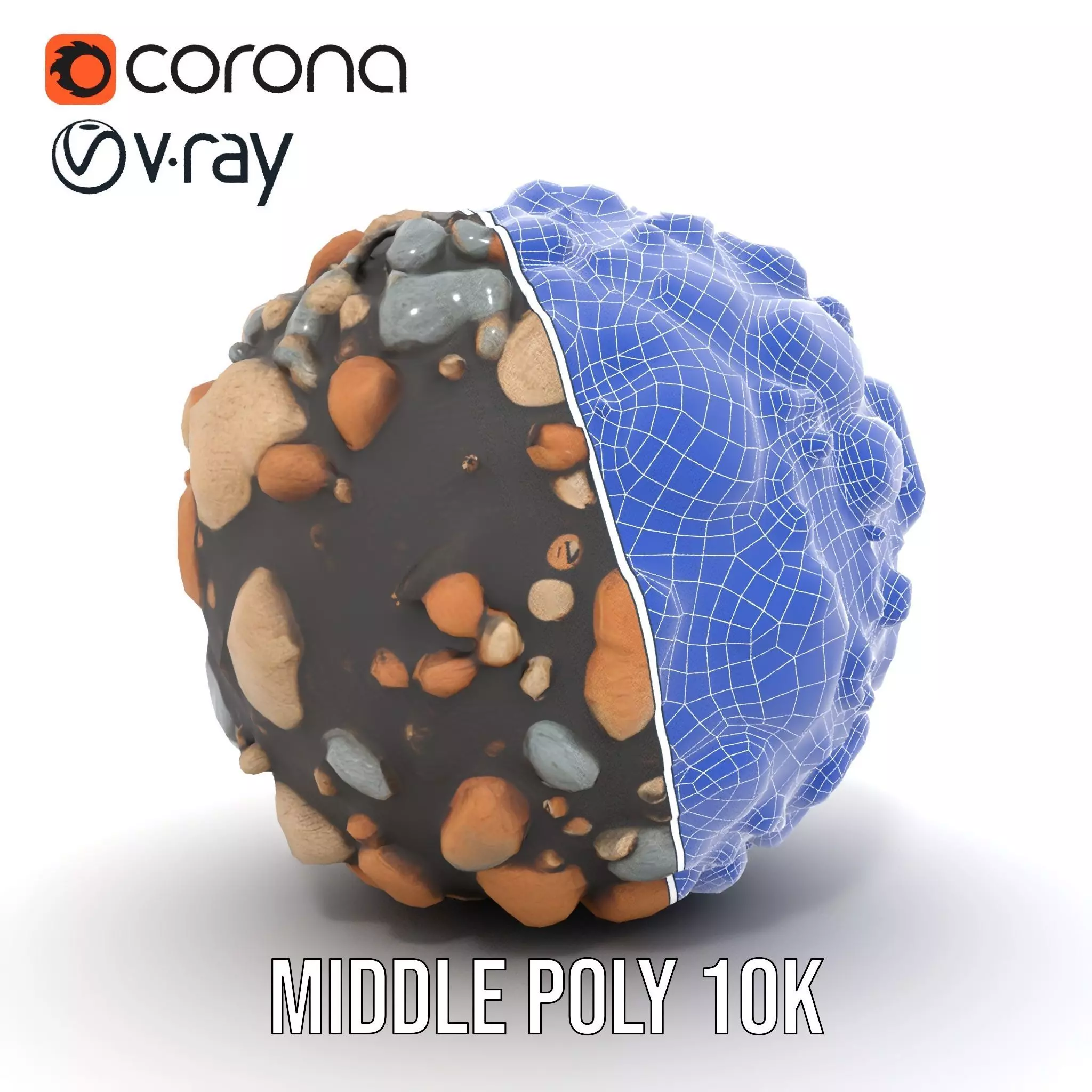 Rustic Rock Texture model pack Texture_26