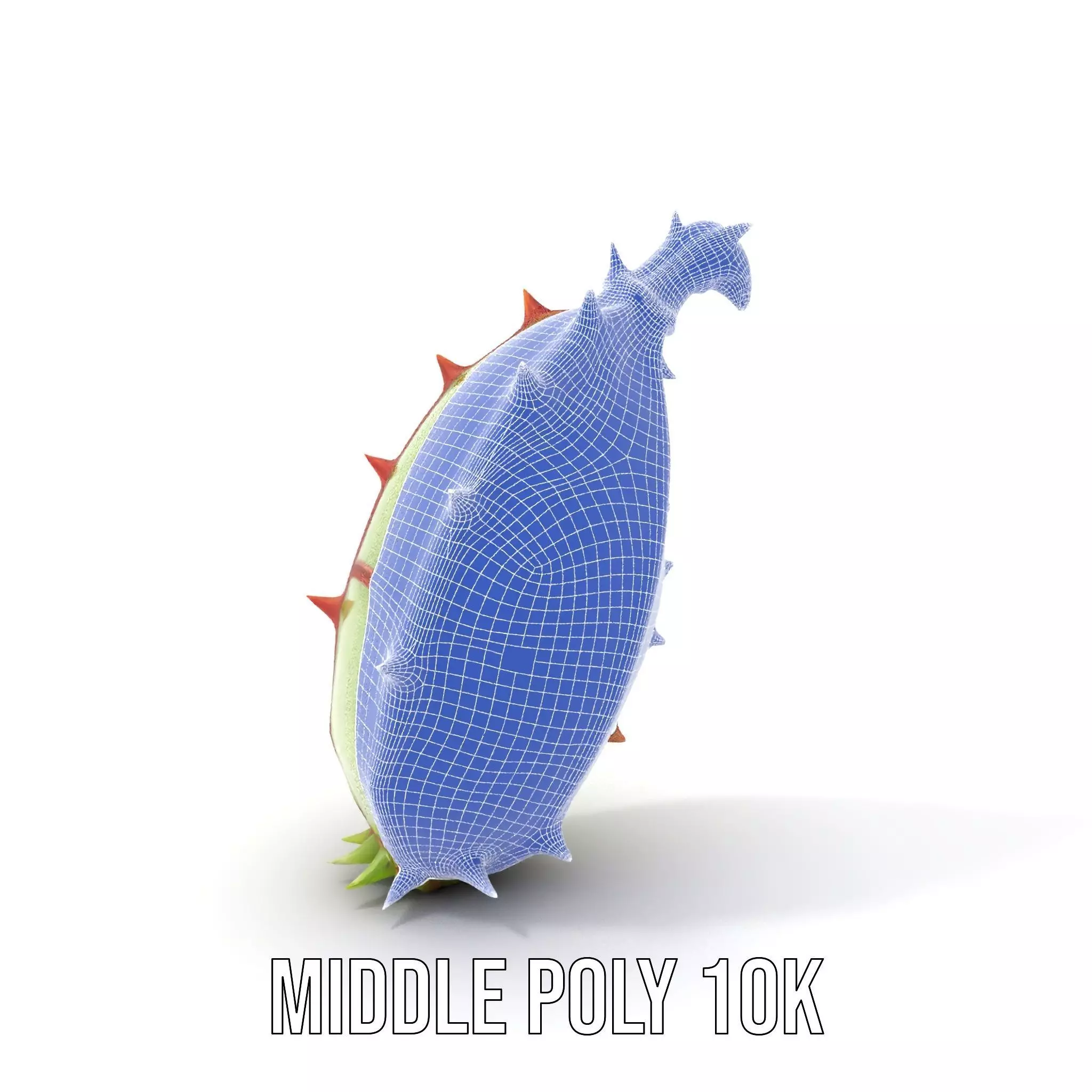 Spiky Fantasy Pod model pack Low-poly 3D model_11