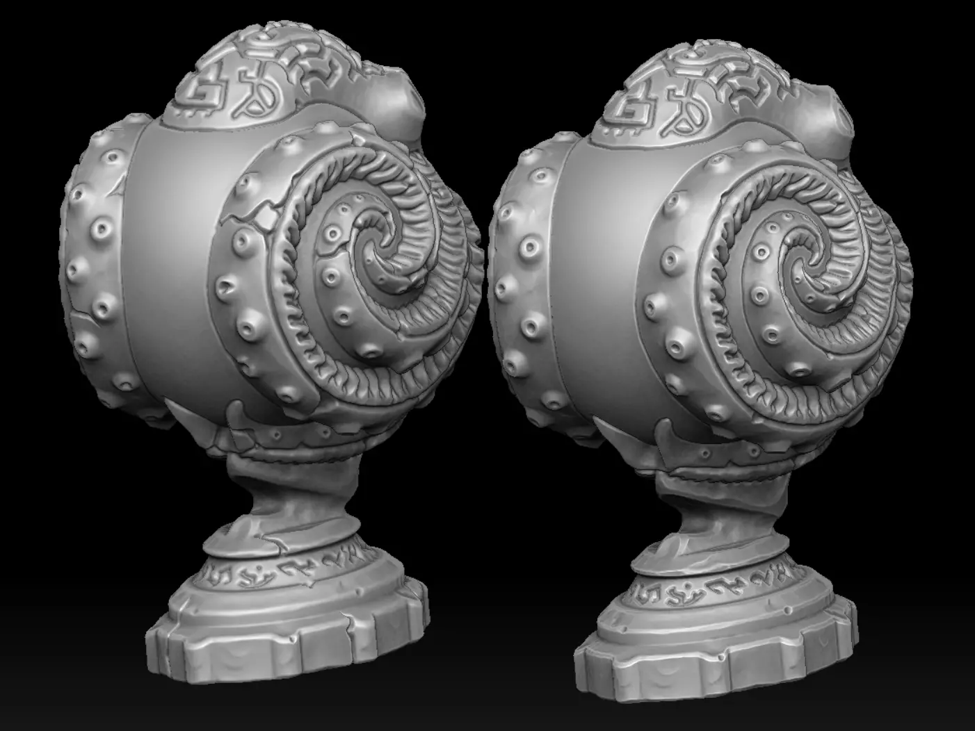 Ancient cthulhu creatures 3d print 3D Model Collection_5