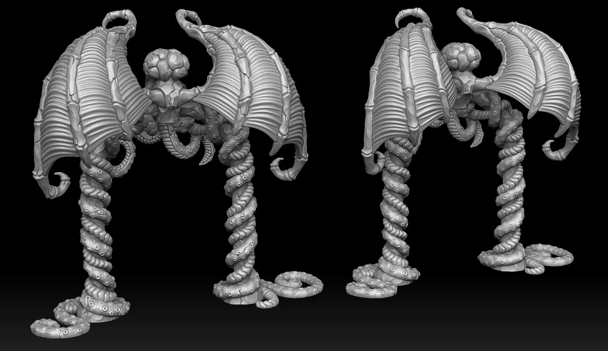 Ancient cthulhu creatures 3d print 3D Model Collection_13