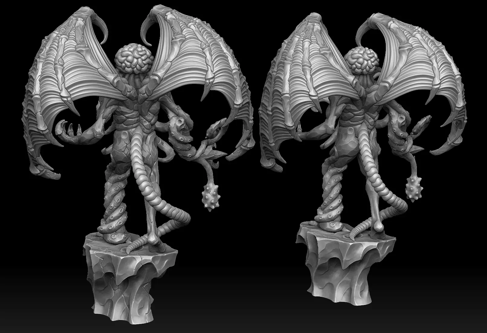 Ancient cthulhu creatures 3d print 3D Model Collection_2
