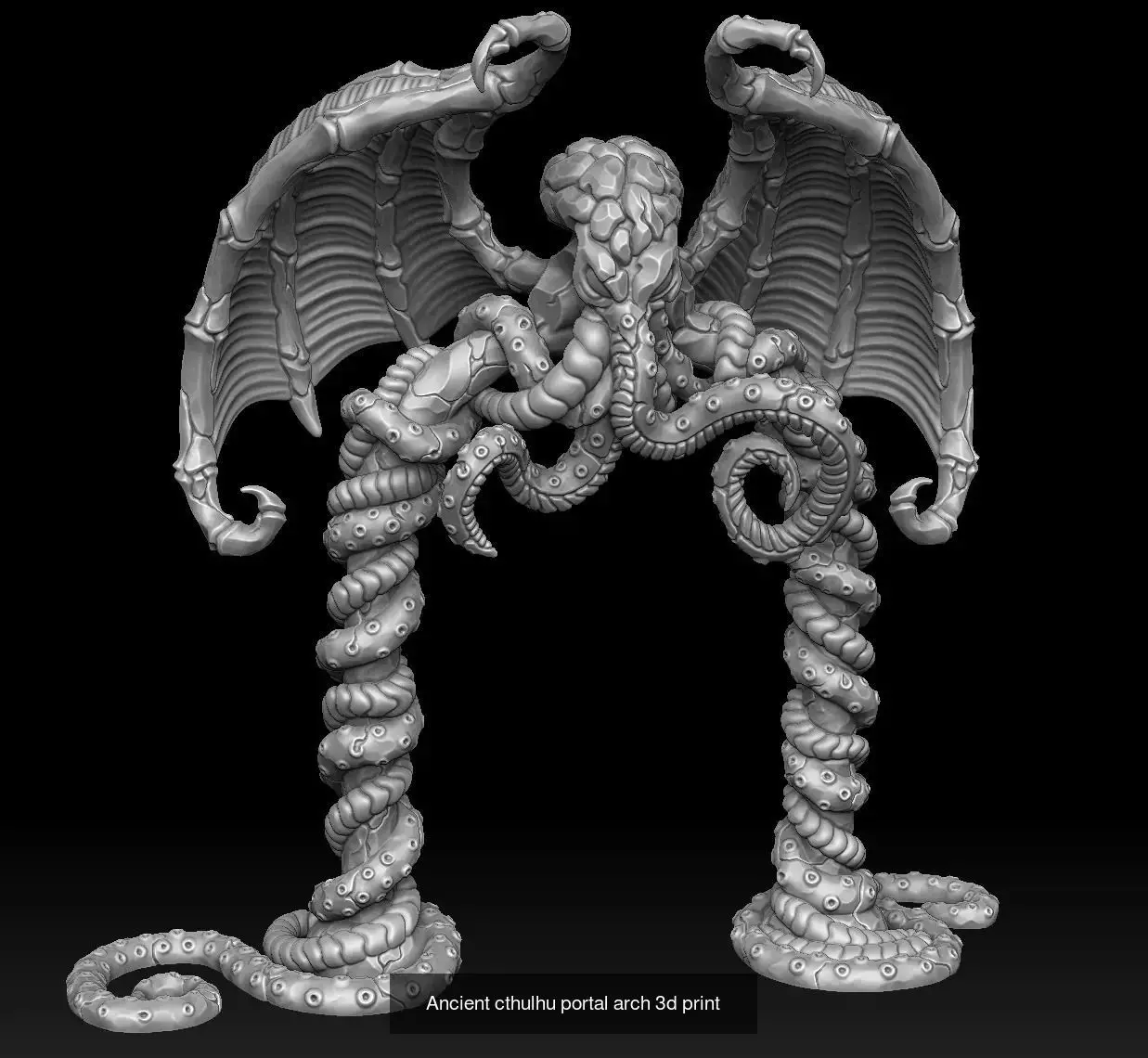 Ancient cthulhu creatures 3d print 3D Model Collection_12