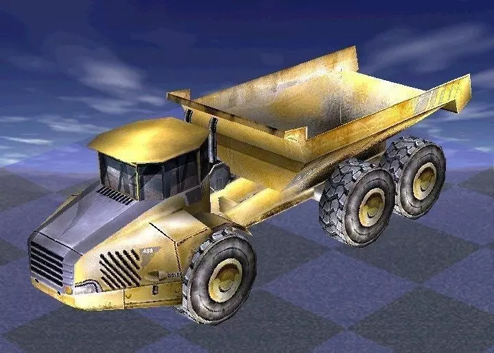 Industrial Truck Low-poly Low-poly 3D model