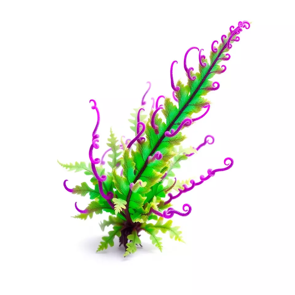 Vivid Fern Flora model pack Low-poly 3D model_2