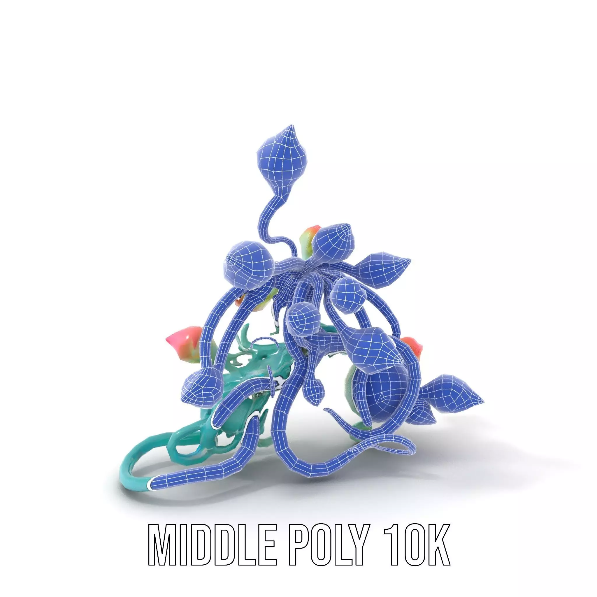 Vibrant Budded Vine model pack Low-poly 3D model_18