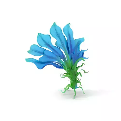 Aqua Flora Fantasy model pack Low-poly 3D model