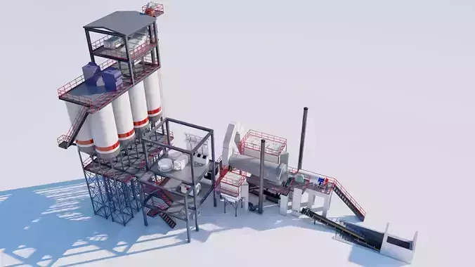 Dry mortar mix plant