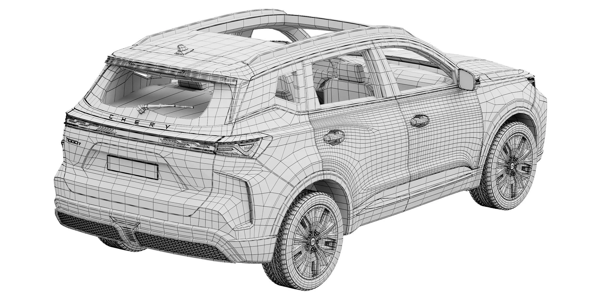 Chery Tiggo 7 2025 3D model_17