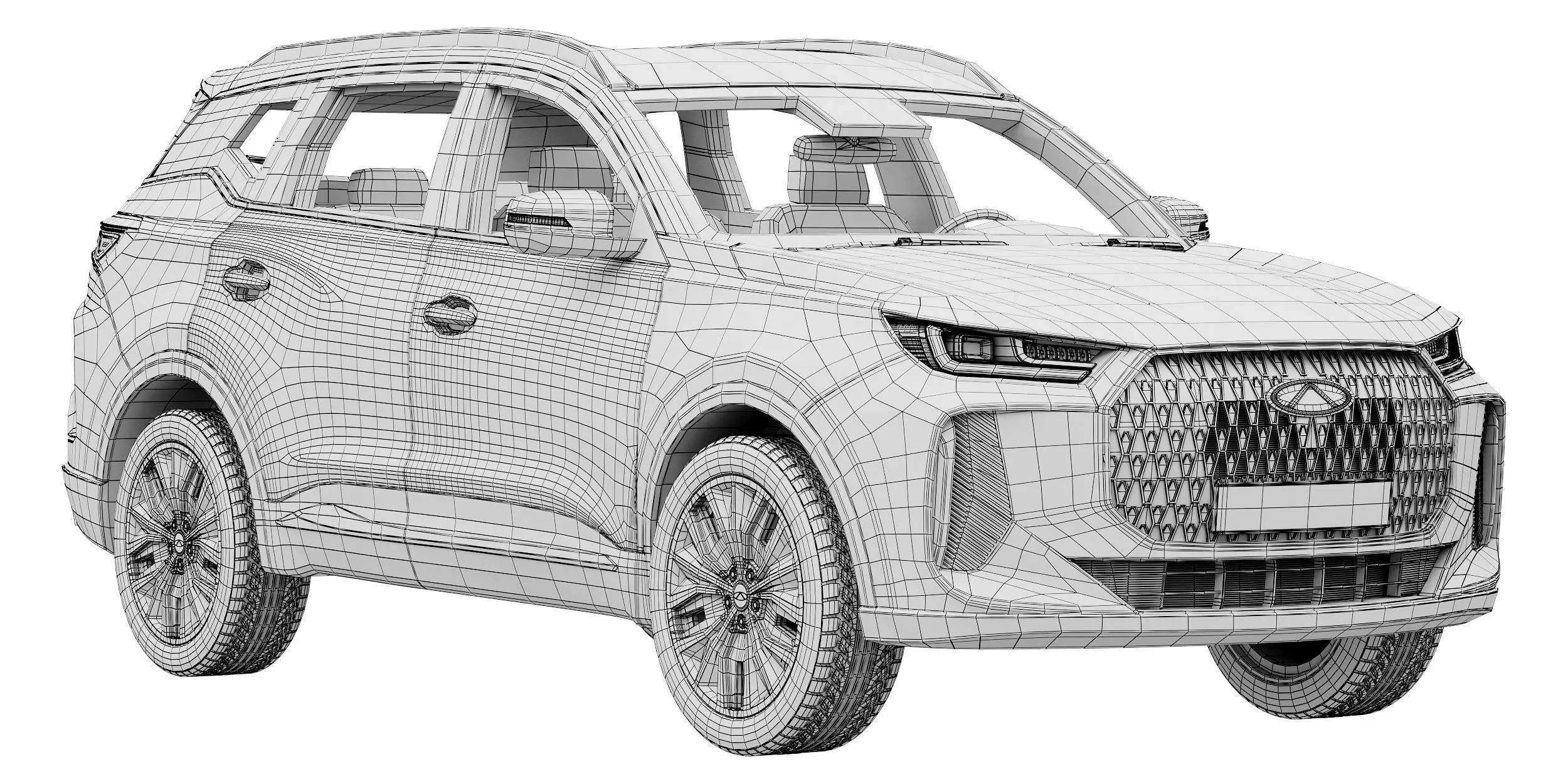 Chery Tiggo 7 2025 3D model_14