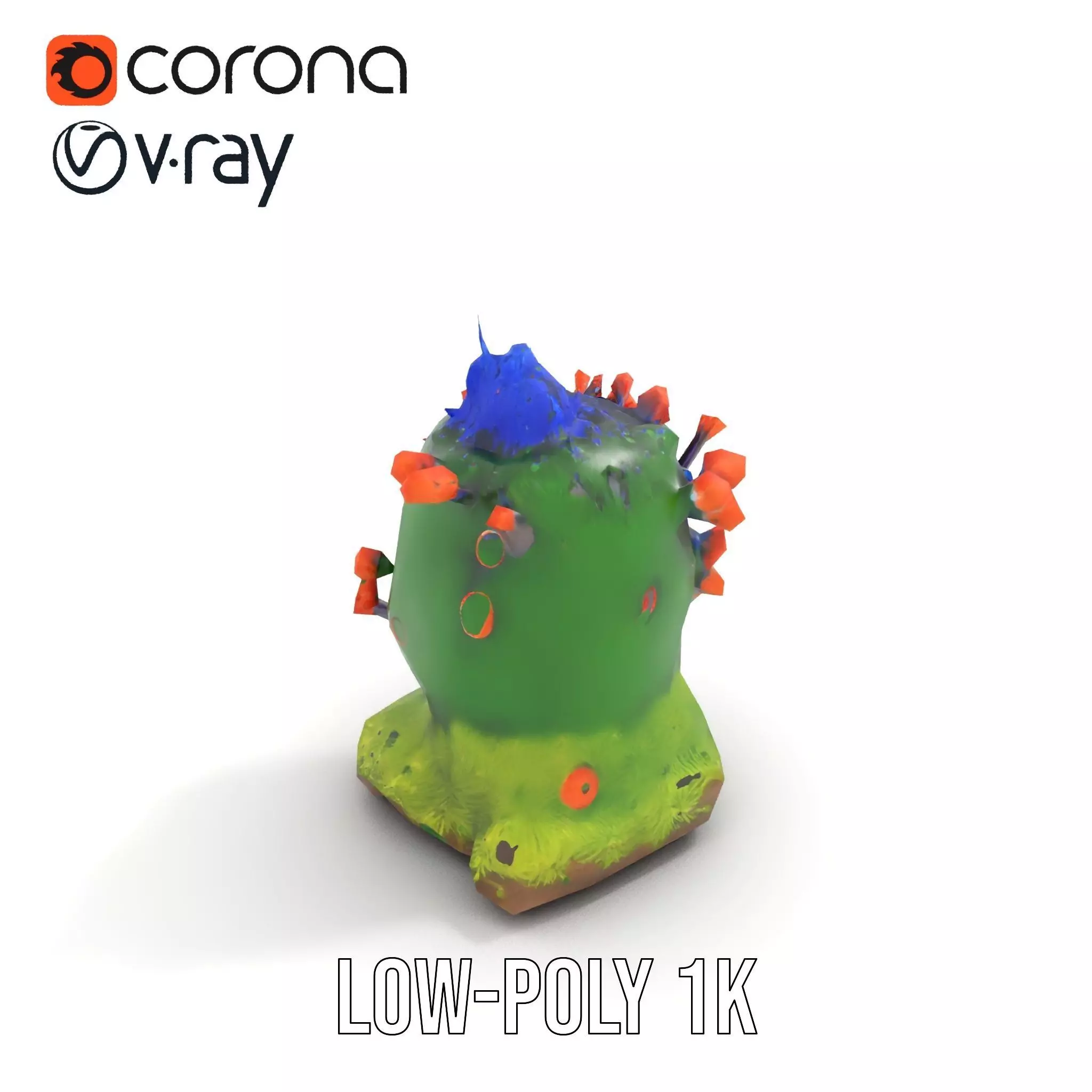 Vibrant Coral Reef model pack Low-poly 3D model_14