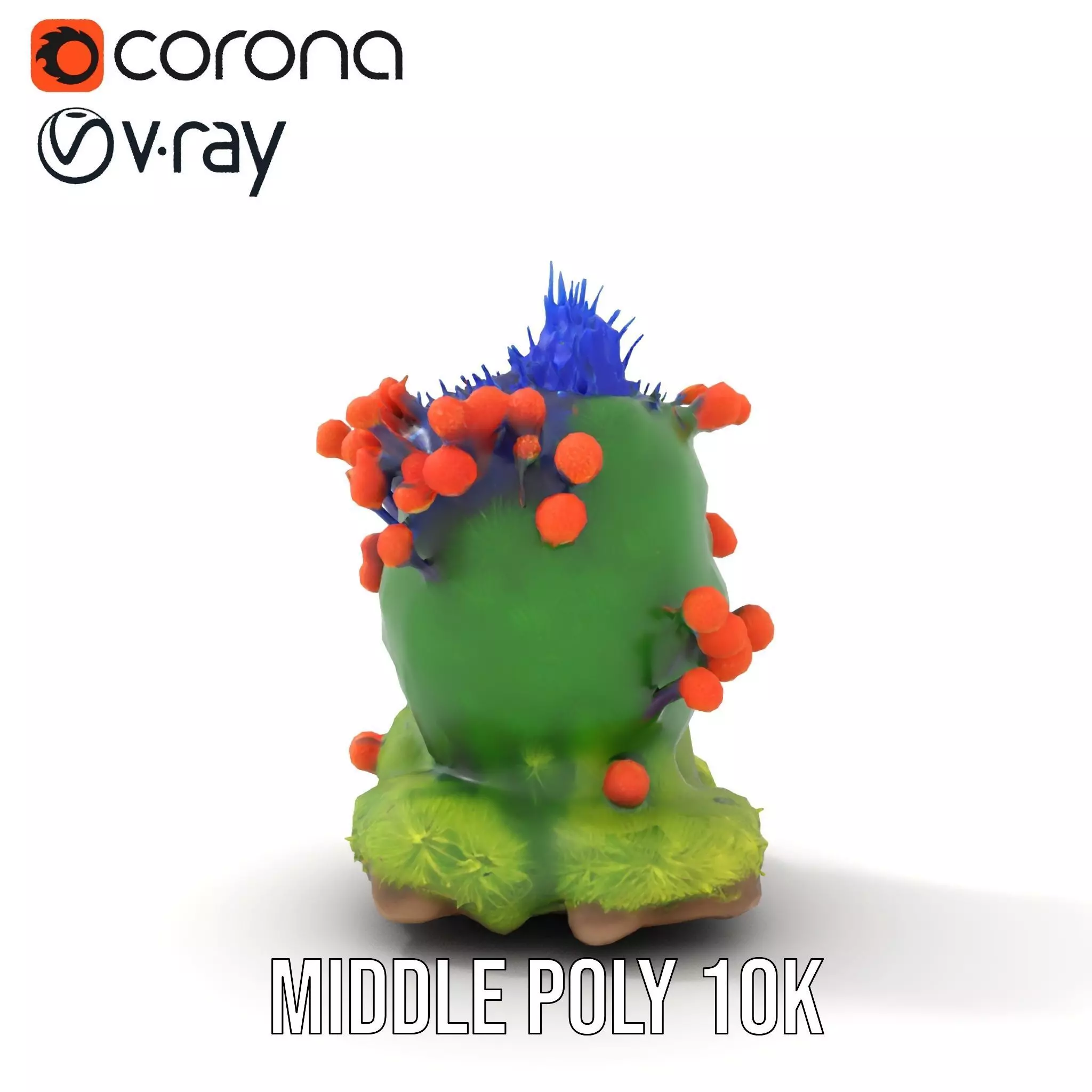 Vibrant Coral Reef model pack Low-poly 3D model_11