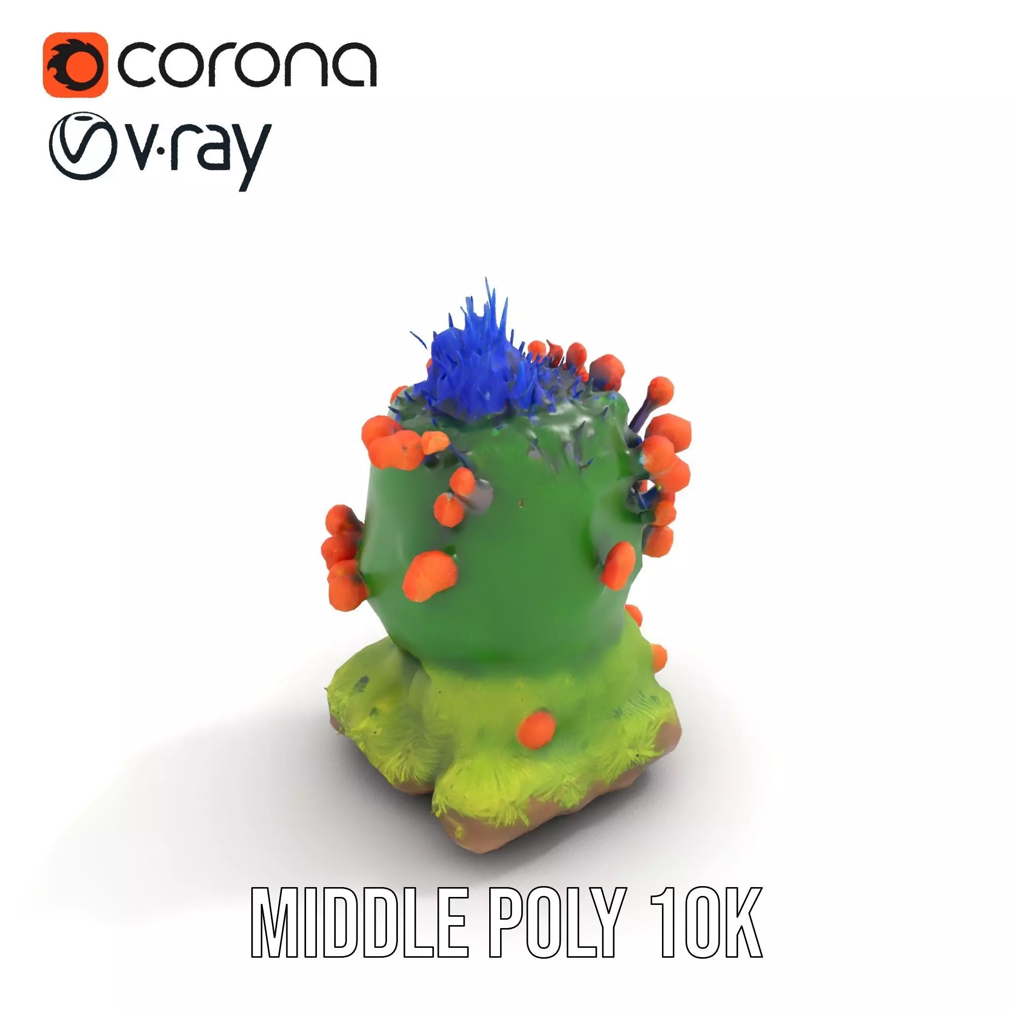 Vibrant Coral Reef model pack Low-poly 3D model_6