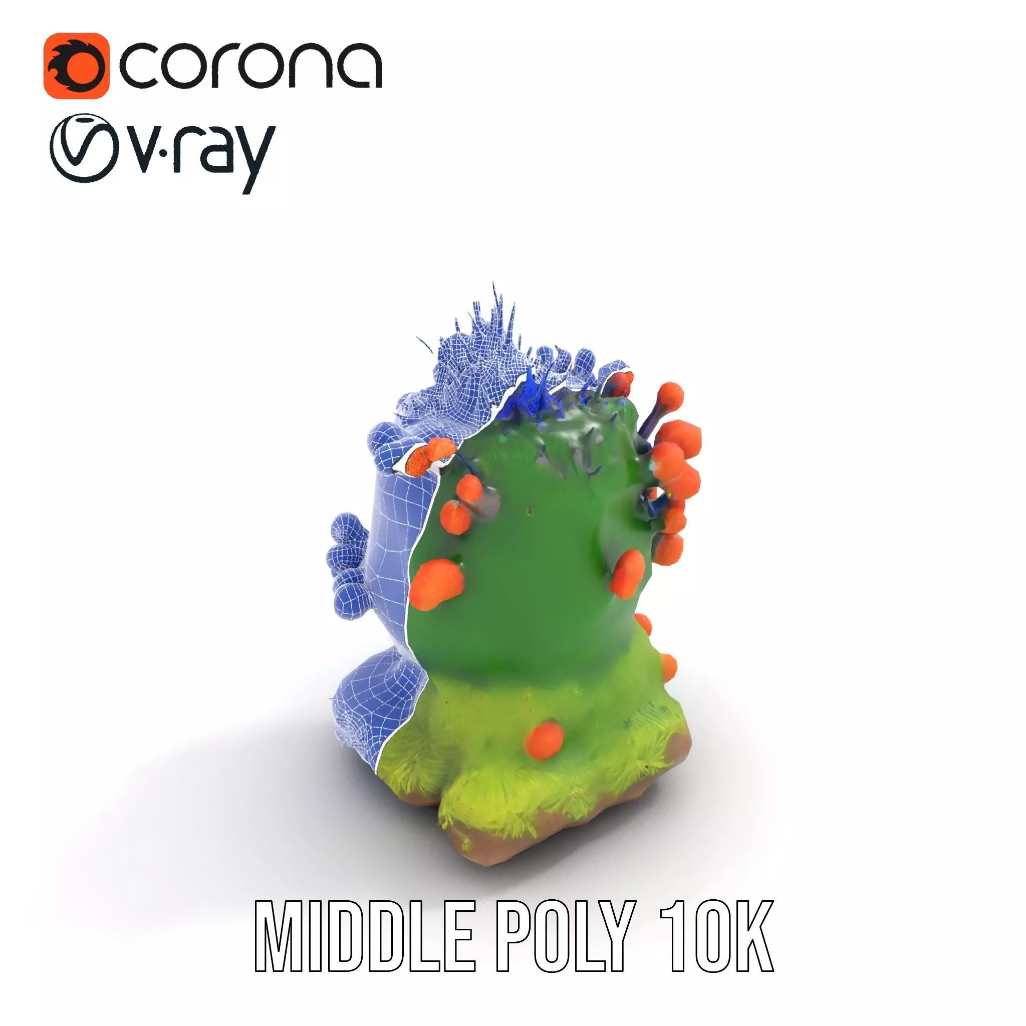 Vibrant Coral Reef model pack Low-poly 3D model_27