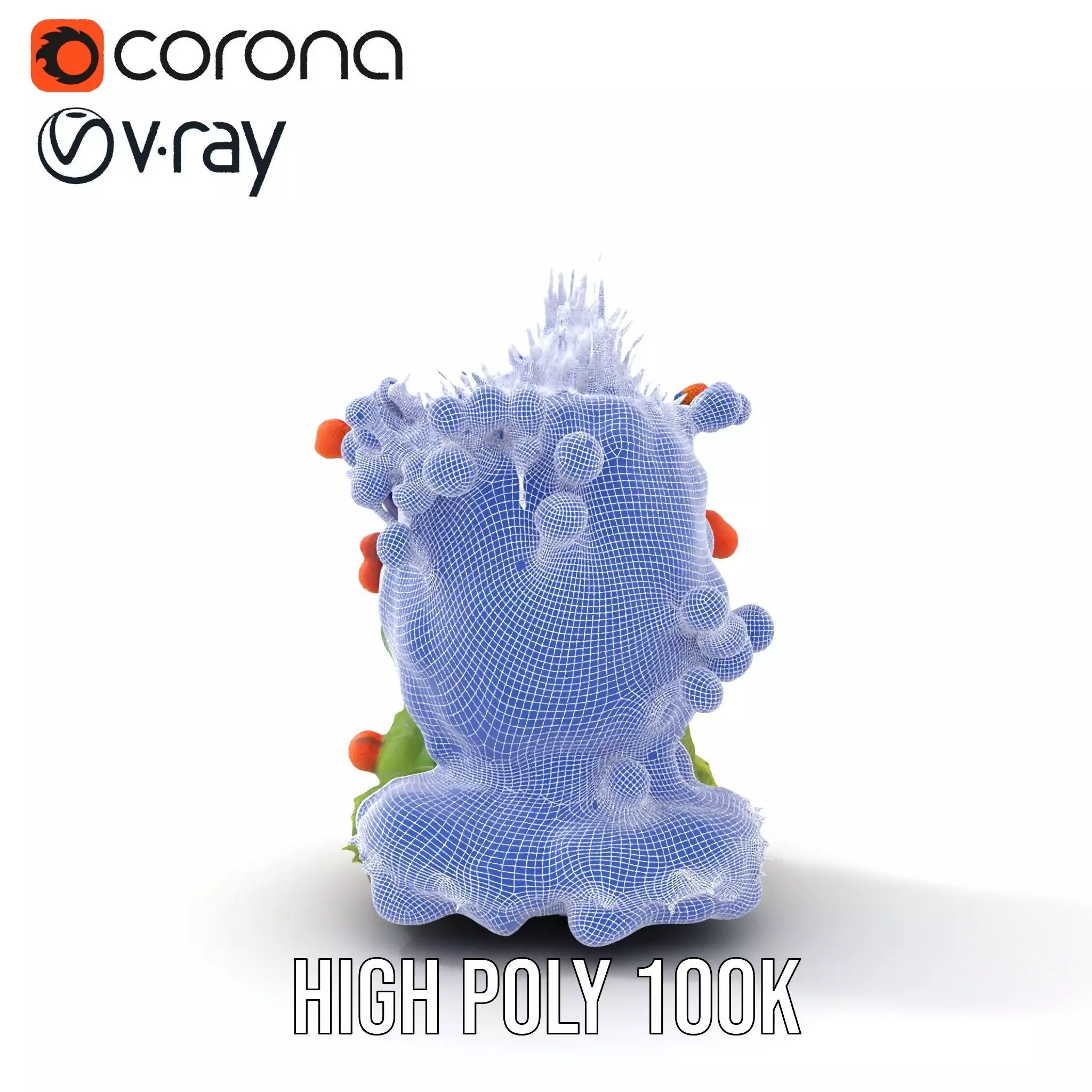 Vibrant Coral Reef model pack Low-poly 3D model_34