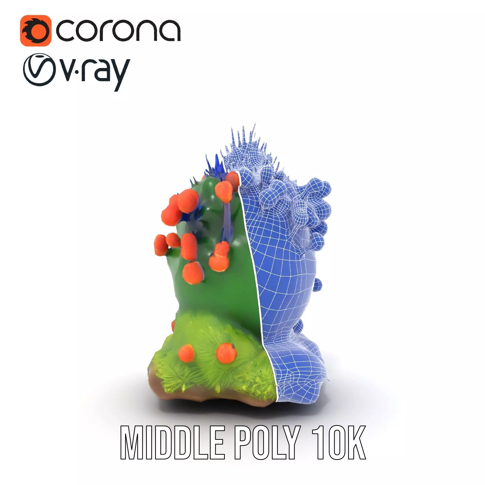 Vibrant Coral Reef model pack Low-poly 3D model_30