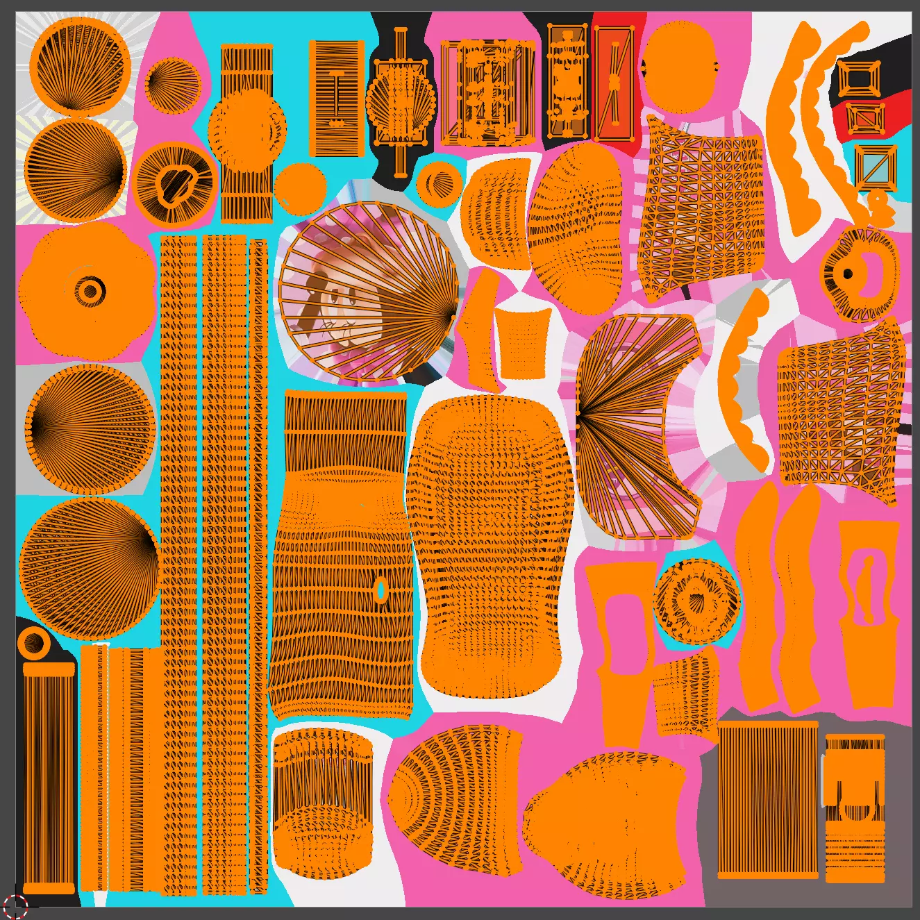 Toy Car Low-poly 3D model_9