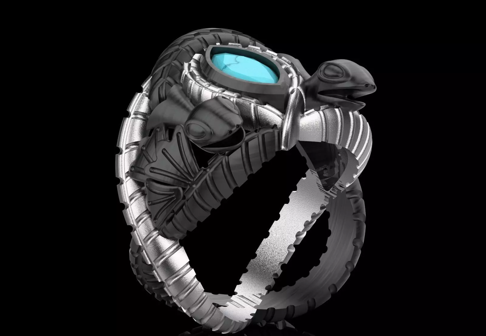 A Symphony of Color and Form with a Stunning Snakes jr00232 3D print model