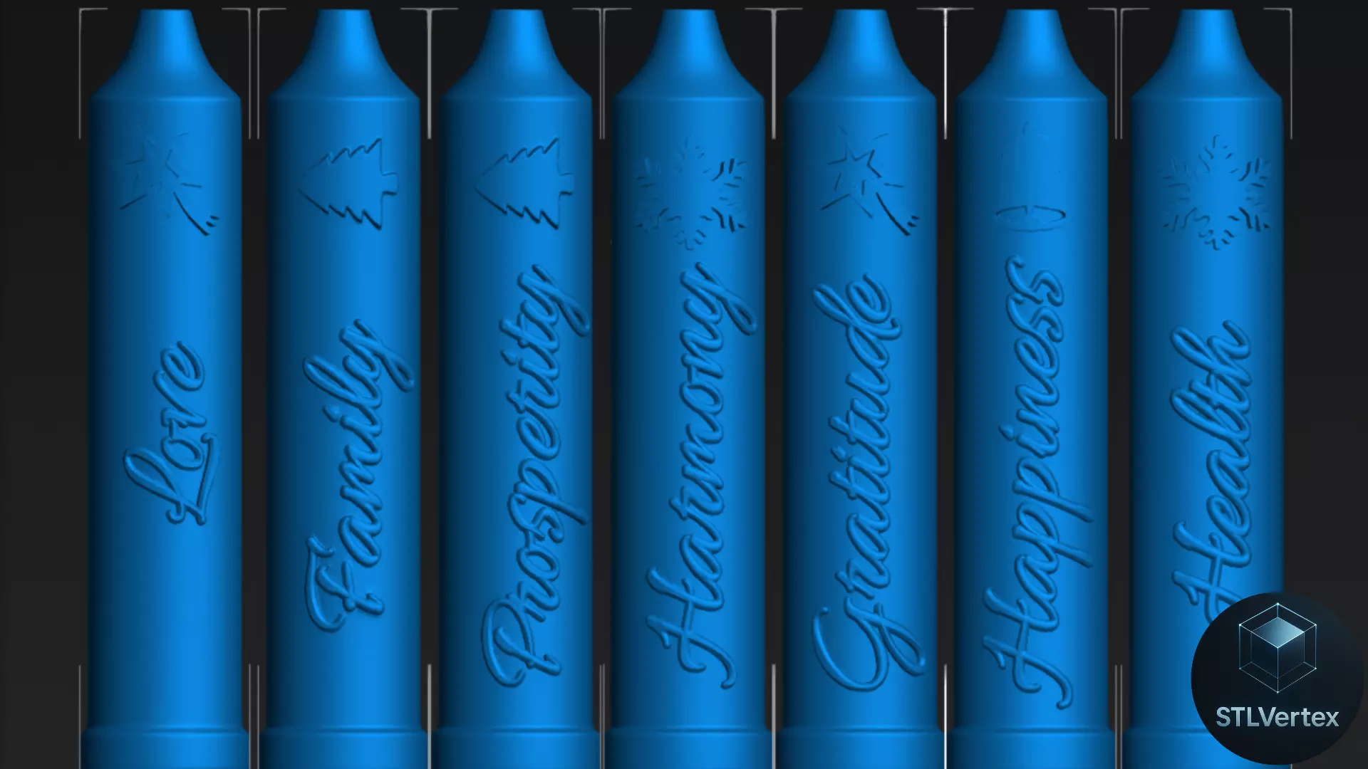 Candles for the day of the little Candles 3D print model_8