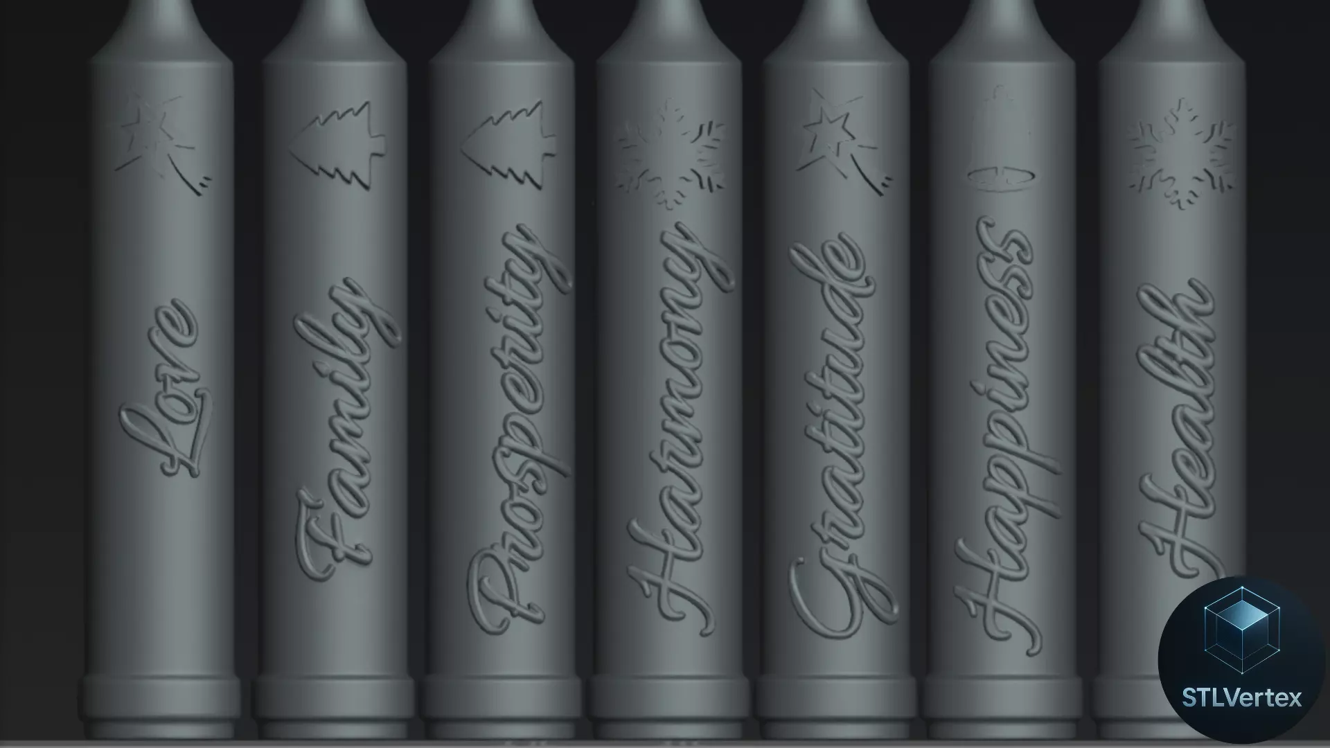 Candles for the day of the little Candles 3D print model_9