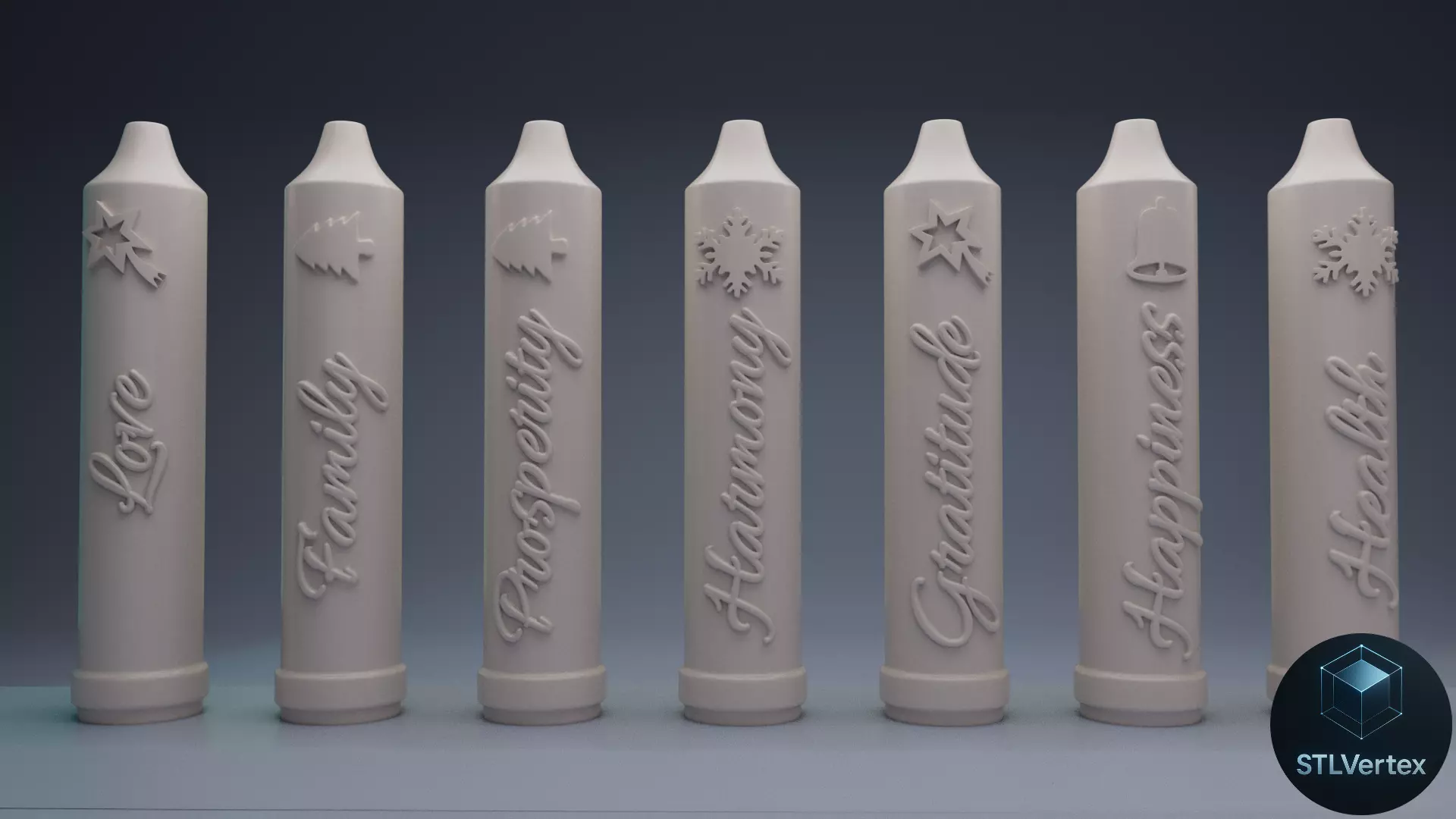 Candles for the day of the little Candles 3D print model_0