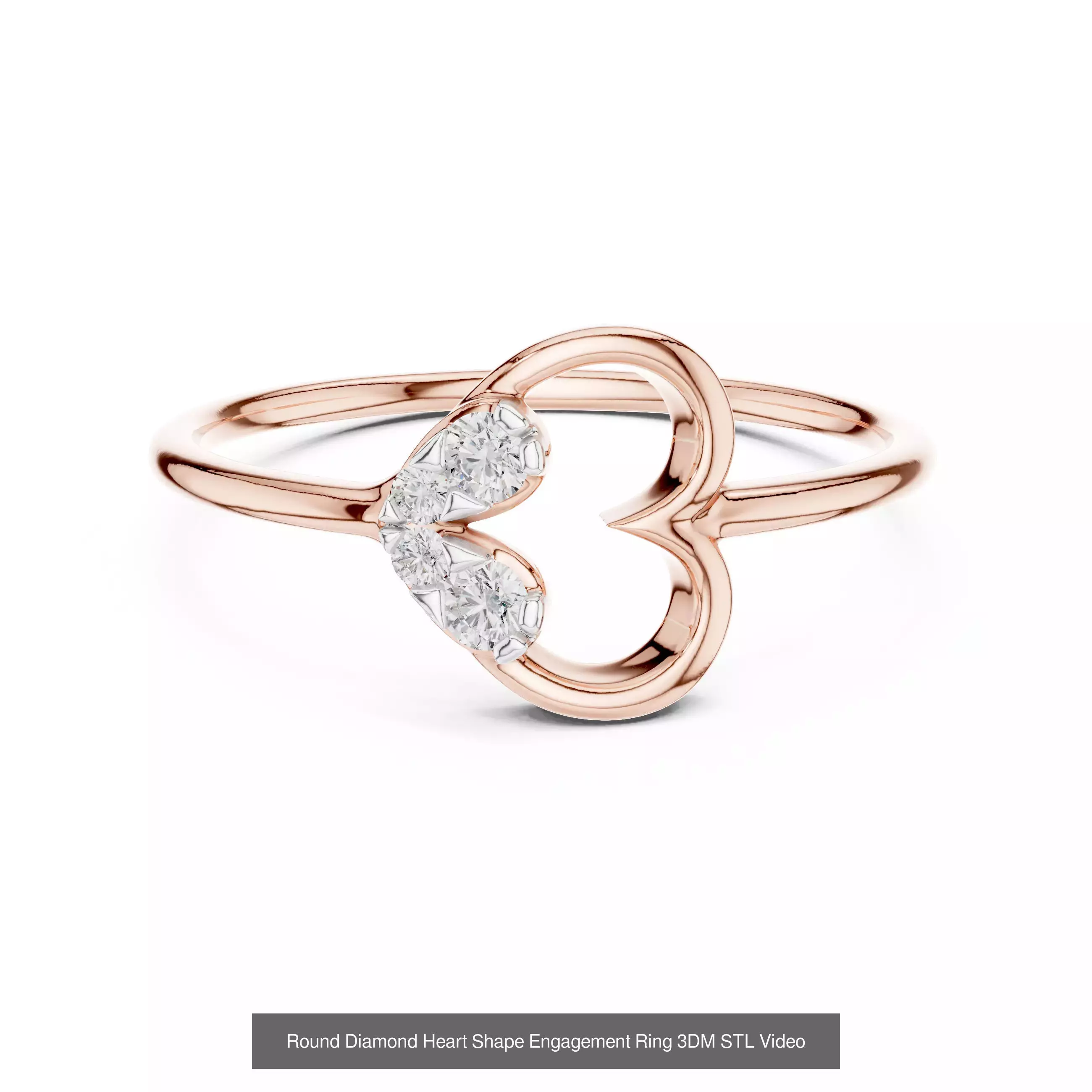 64 Light Weight Dainty Ring 3DM STL OBJK FBX 3 Render Video 3D Model Collection_42