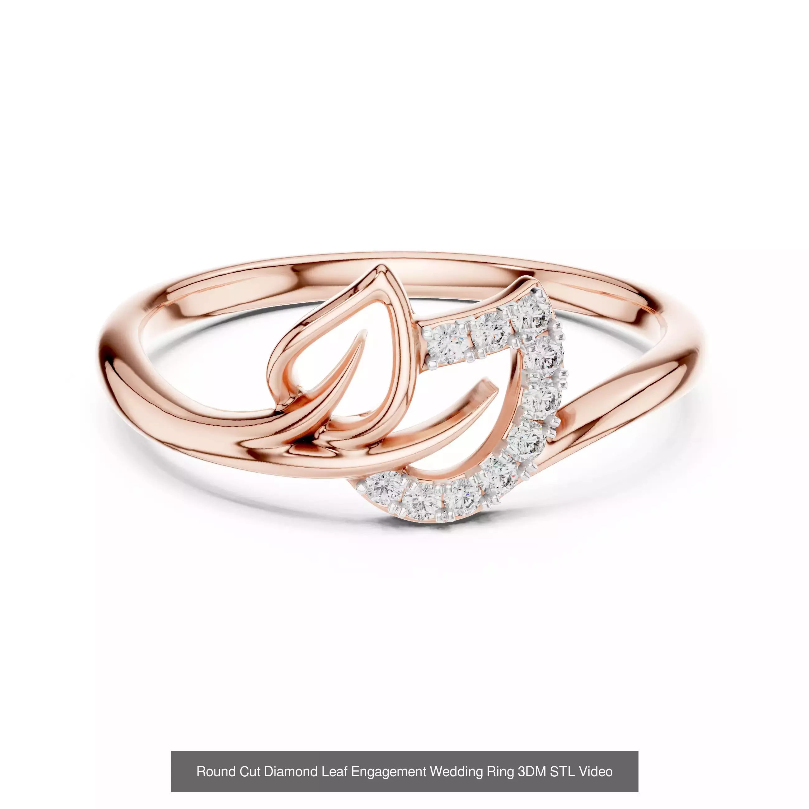 64 Light Weight Dainty Ring 3DM STL OBJK FBX 3 Render Video 3D Model Collection_50