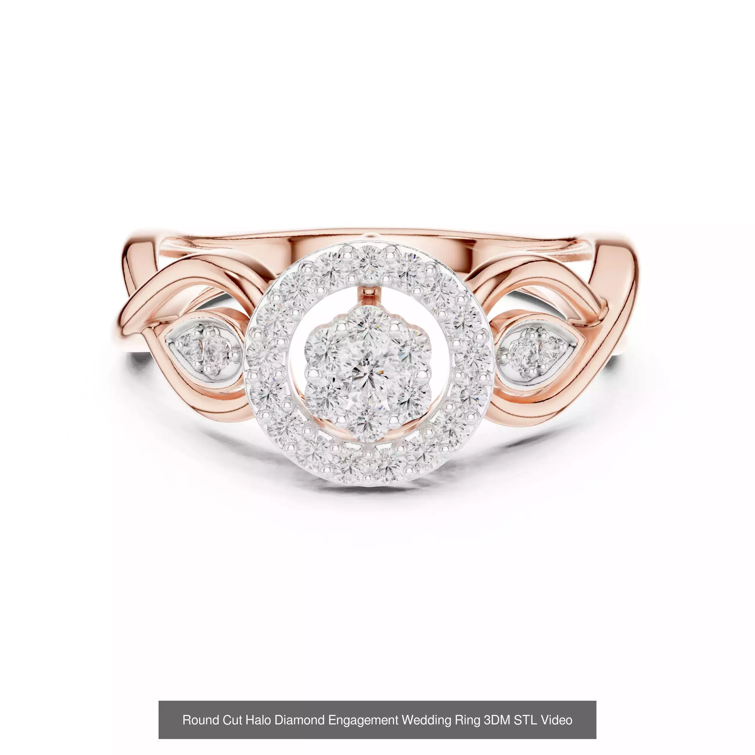 64 Light Weight Dainty Ring 3DM STL OBJK FBX 3 Render Video 3D Model Collection_18