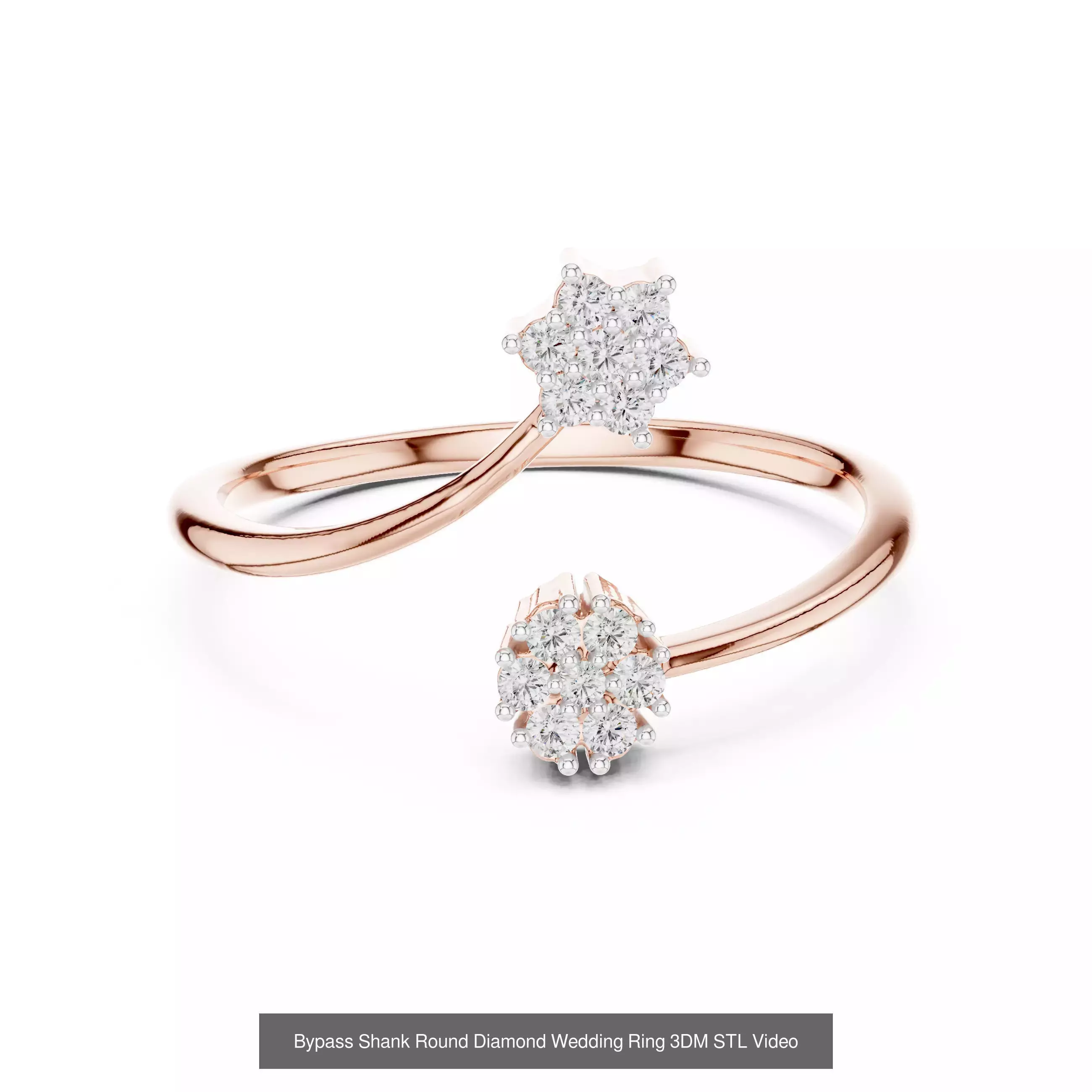 64 Light Weight Dainty Ring 3DM STL OBJK FBX 3 Render Video 3D Model Collection_54