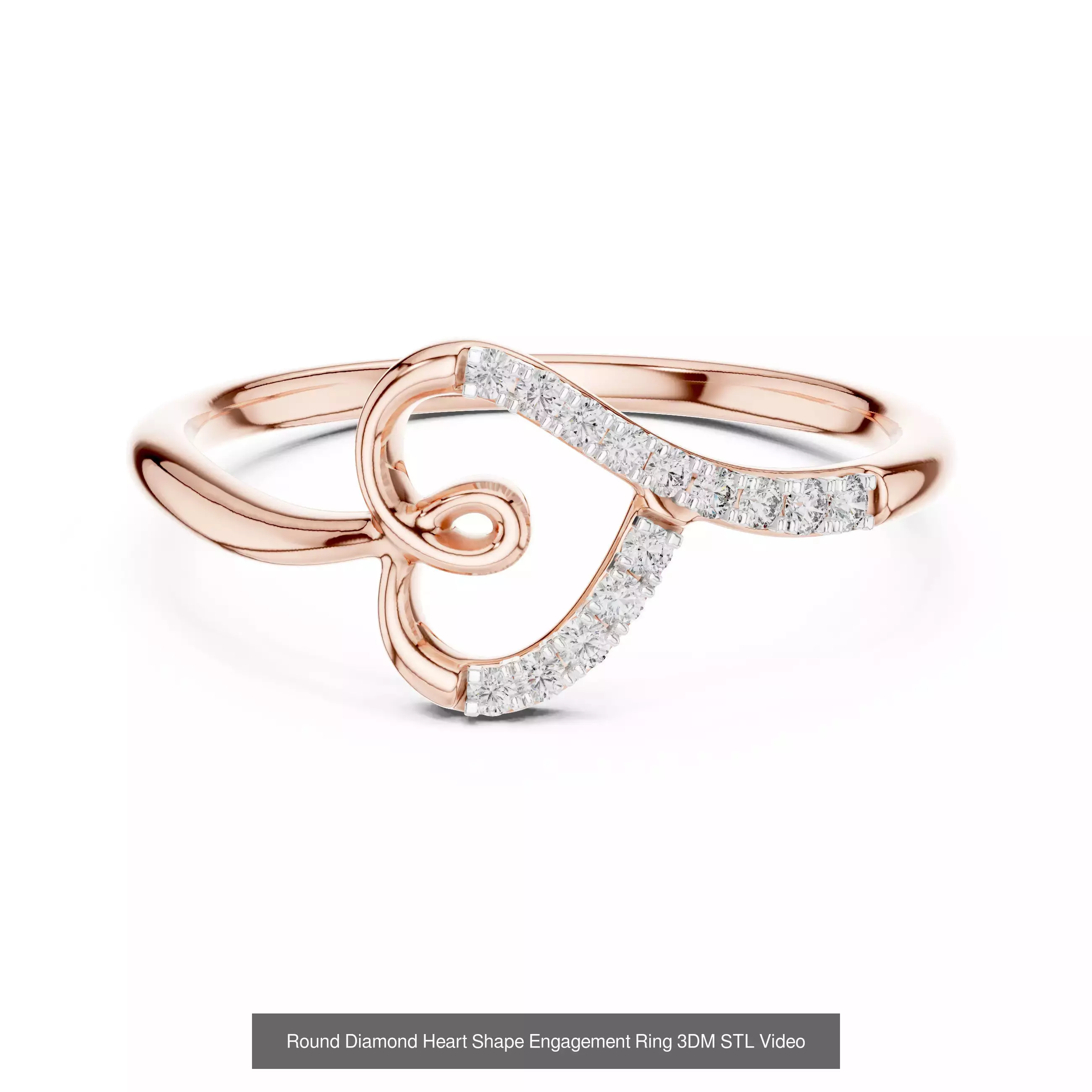 64 Light Weight Dainty Ring 3DM STL OBJK FBX 3 Render Video 3D Model Collection_52