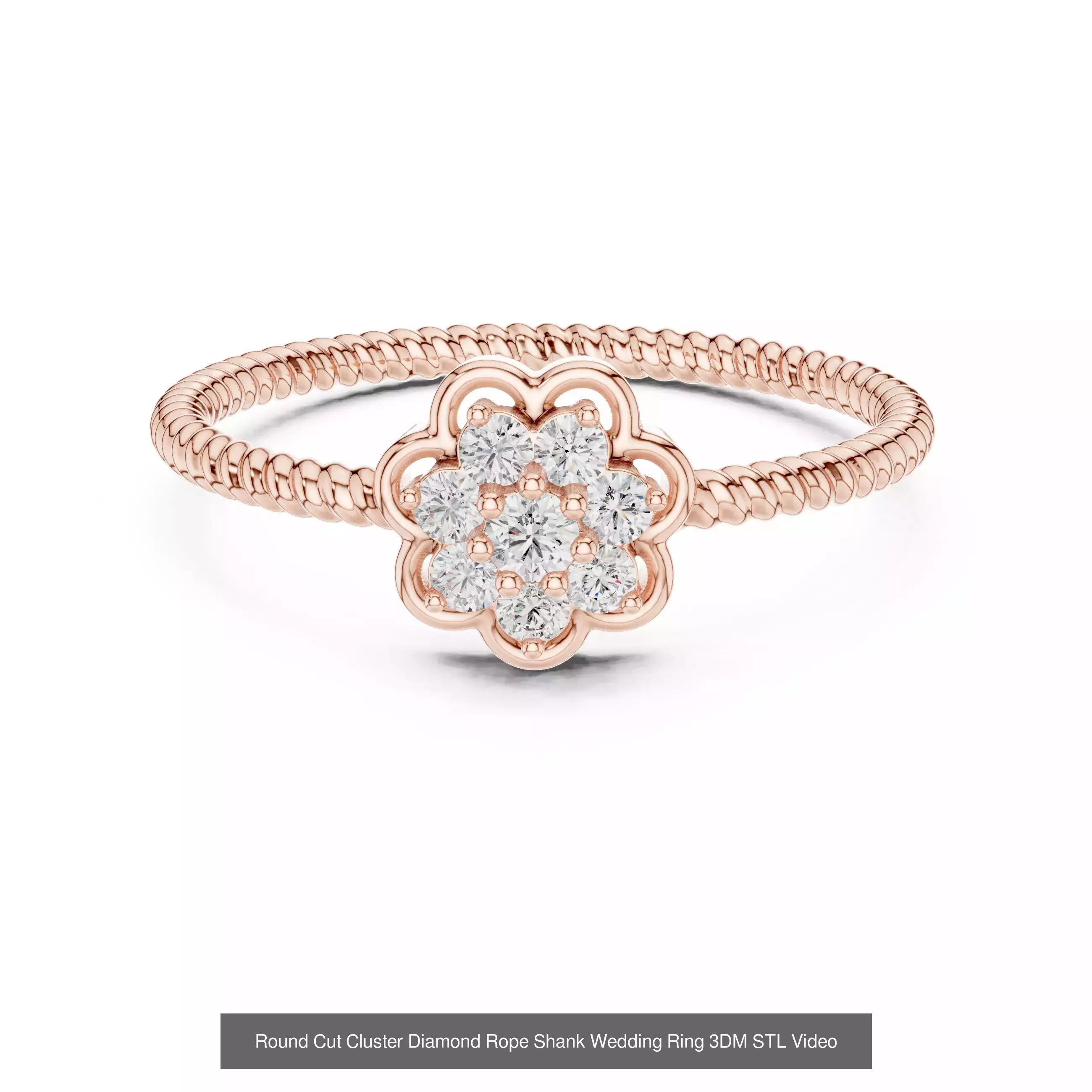 64 Light Weight Dainty Ring 3DM STL OBJK FBX 3 Render Video 3D Model Collection_13