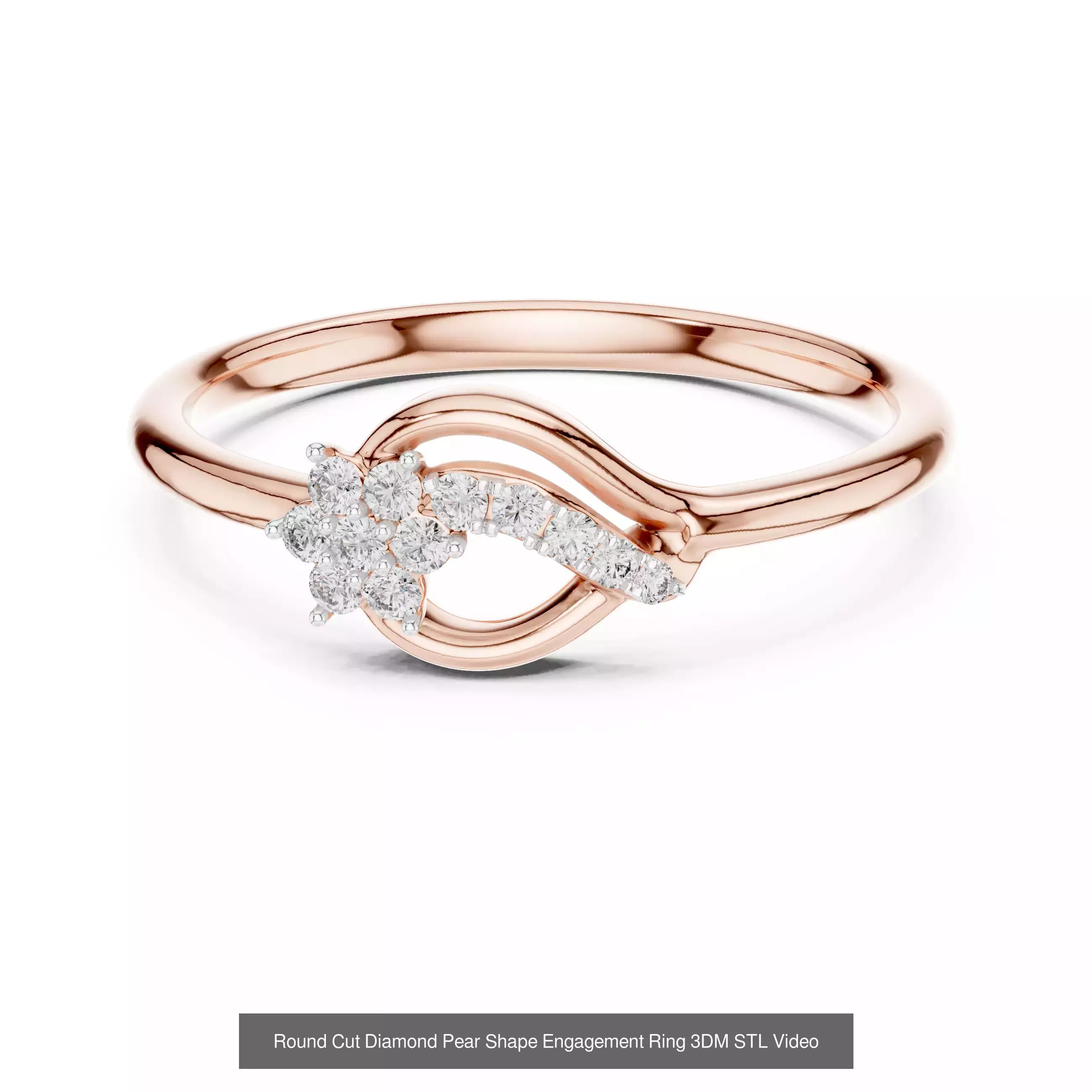 64 Light Weight Dainty Ring 3DM STL OBJK FBX 3 Render Video 3D Model Collection_49