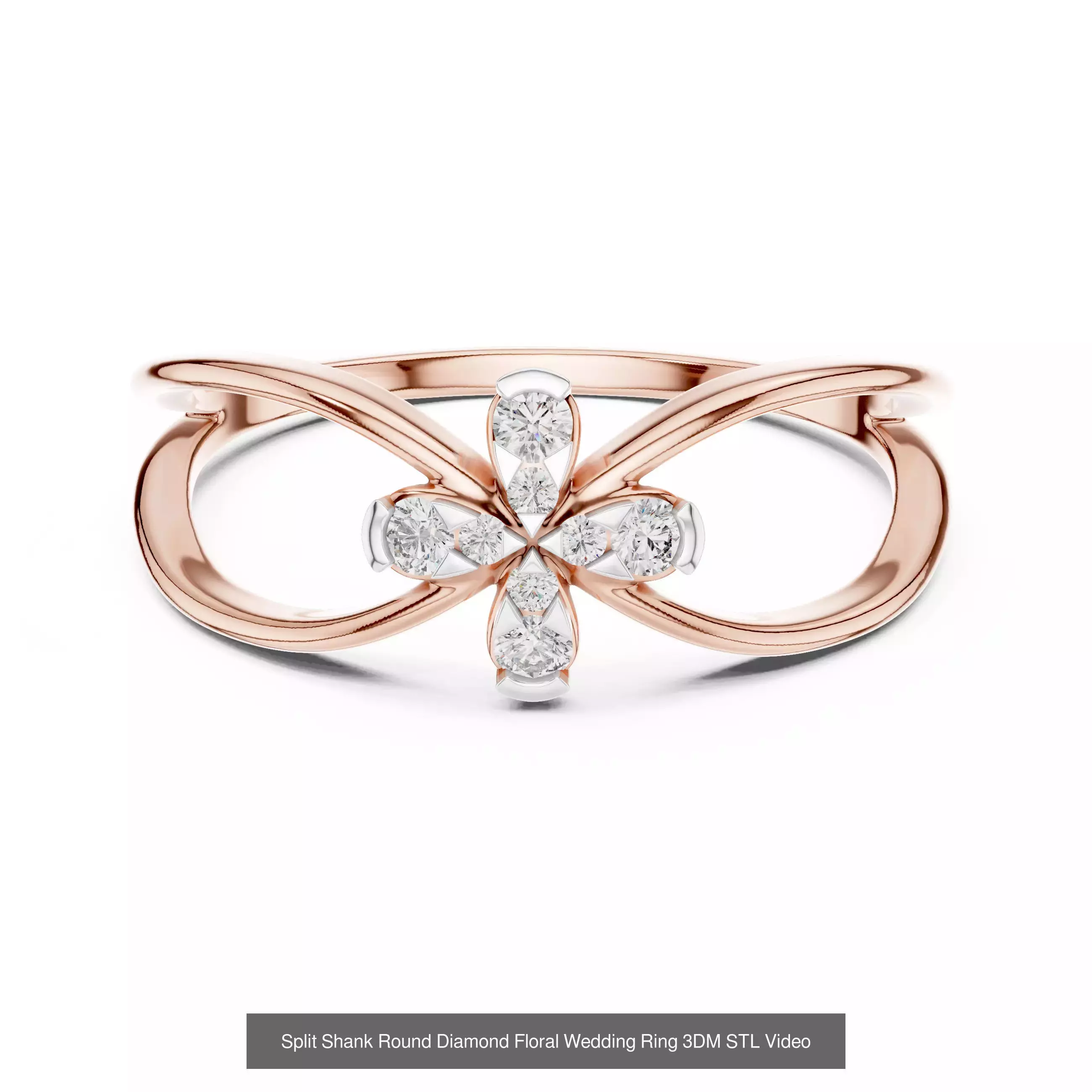 64 Light Weight Dainty Ring 3DM STL OBJK FBX 3 Render Video 3D Model Collection_40