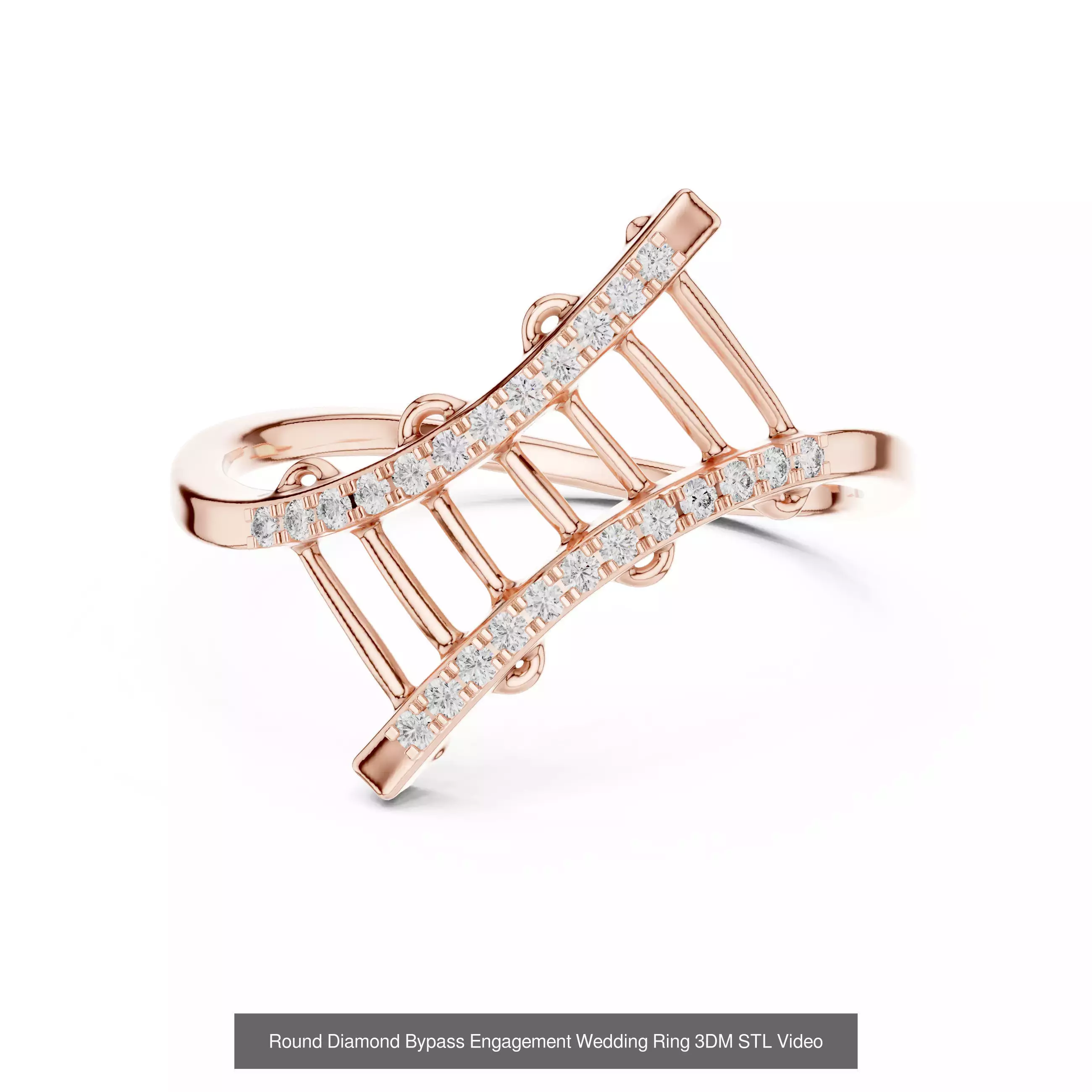 64 Light Weight Dainty Ring 3DM STL OBJK FBX 3 Render Video 3D Model Collection_45