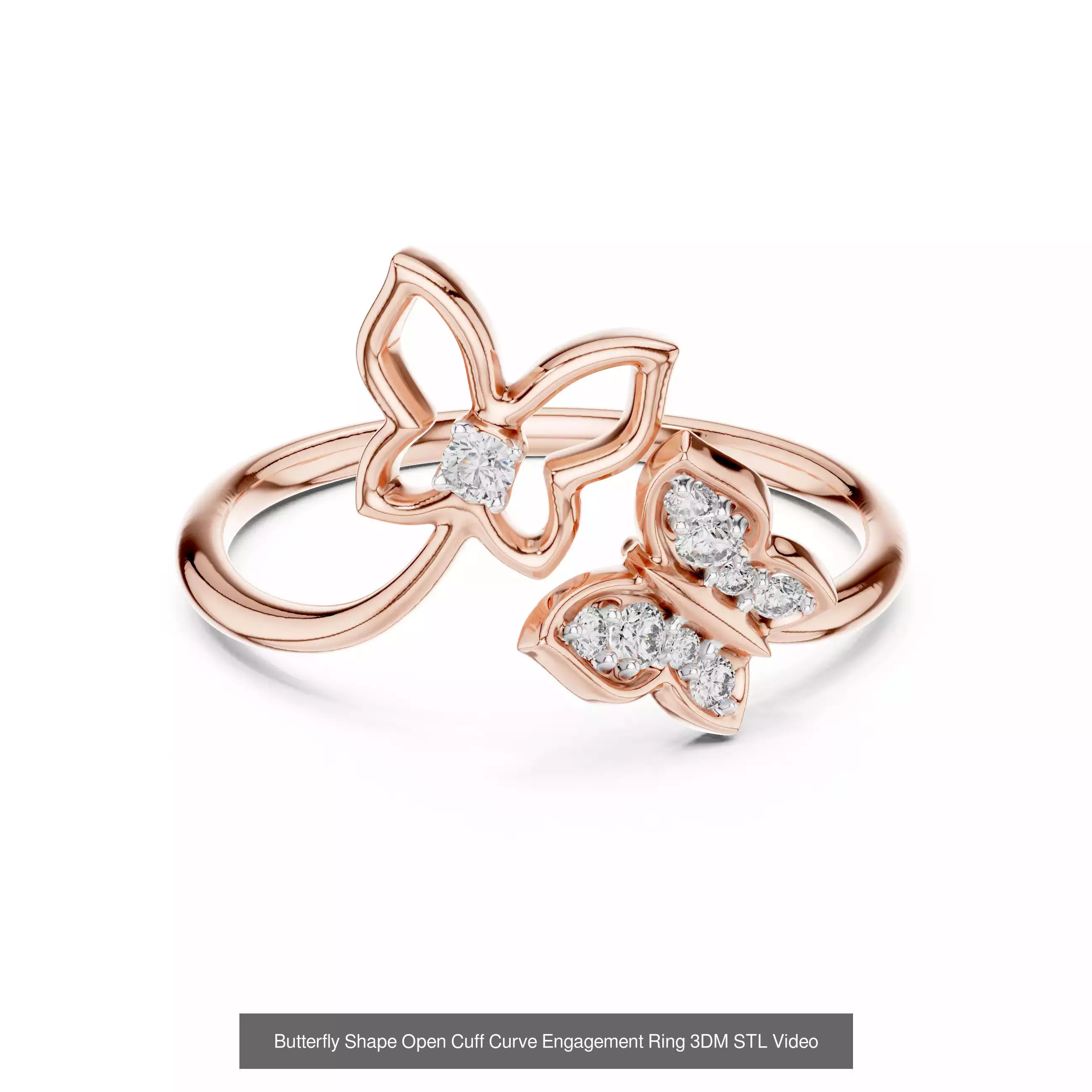 64 Light Weight Dainty Ring 3DM STL OBJK FBX 3 Render Video 3D Model Collection_51