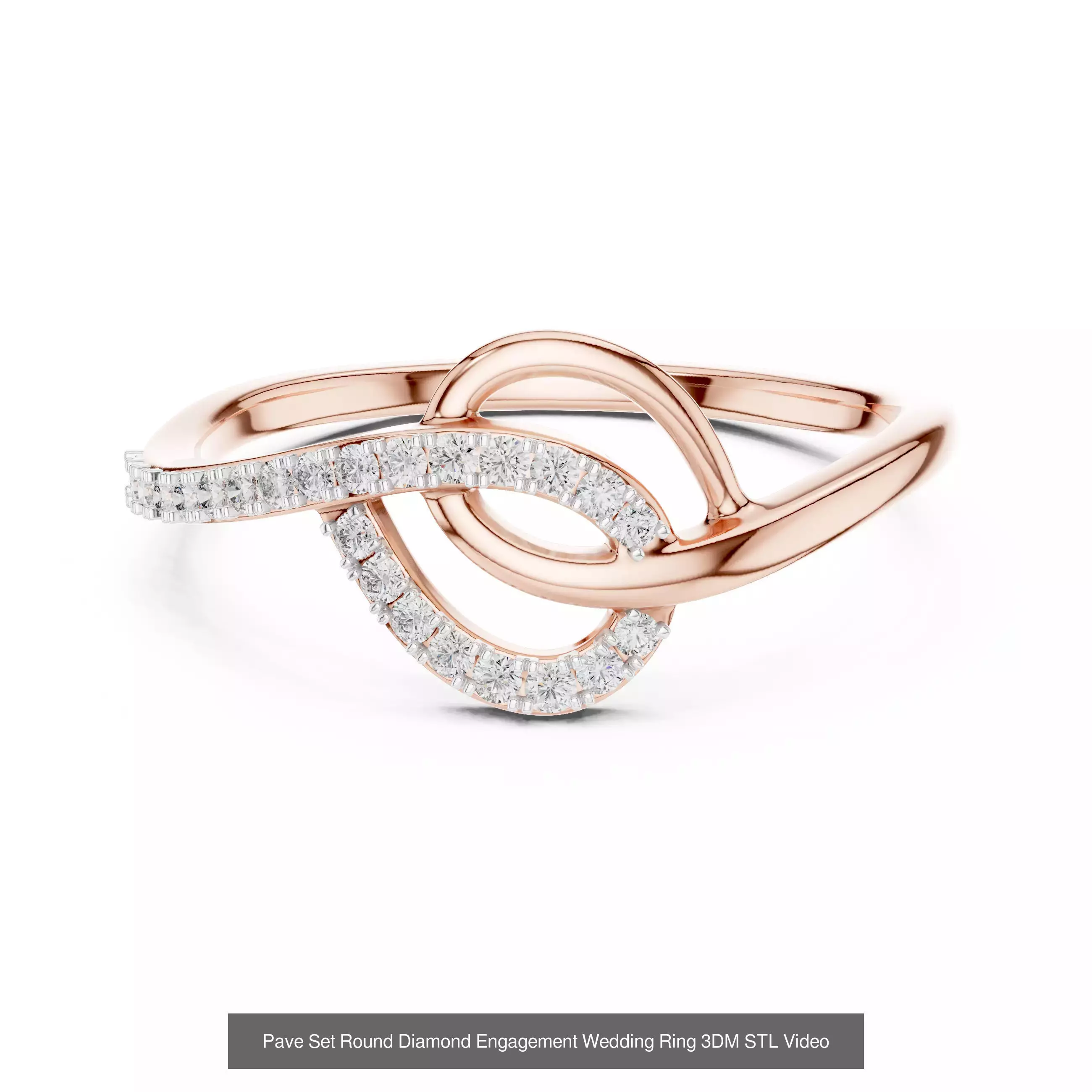 64 Light Weight Dainty Ring 3DM STL OBJK FBX 3 Render Video 3D Model Collection_44