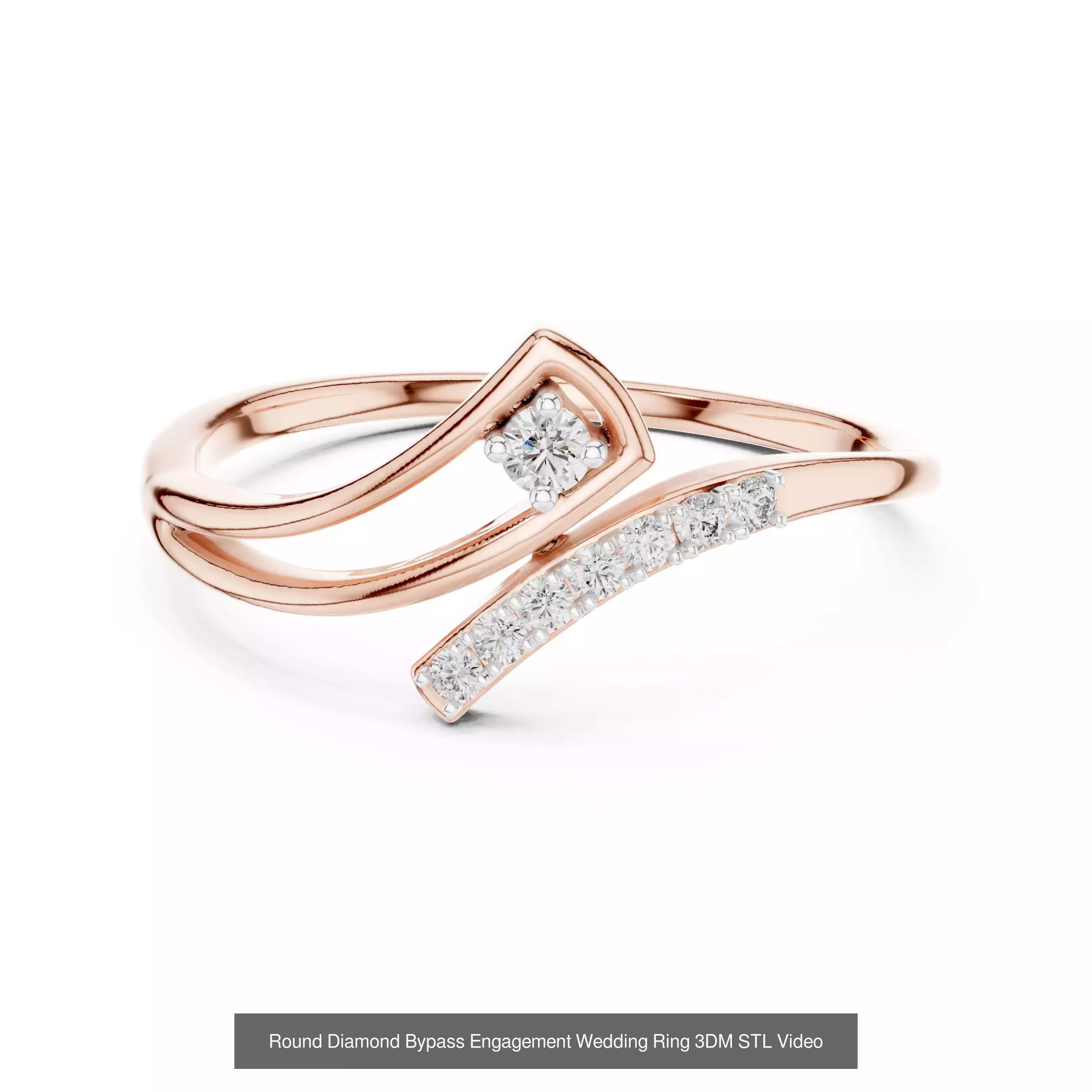 64 Light Weight Dainty Ring 3DM STL OBJK FBX 3 Render Video 3D Model Collection_33