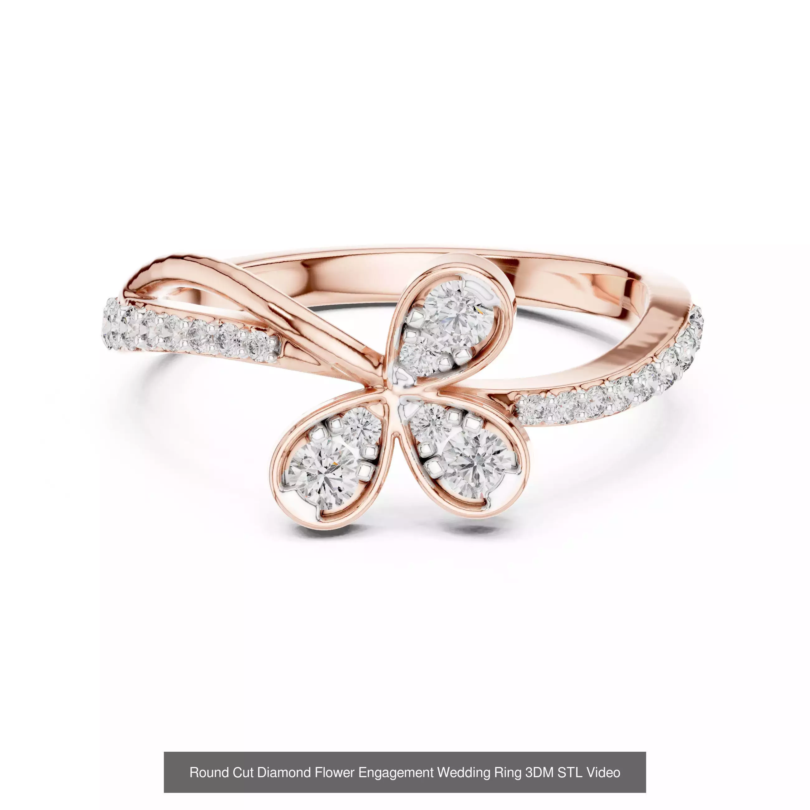 64 Light Weight Dainty Ring 3DM STL OBJK FBX 3 Render Video 3D Model Collection_70